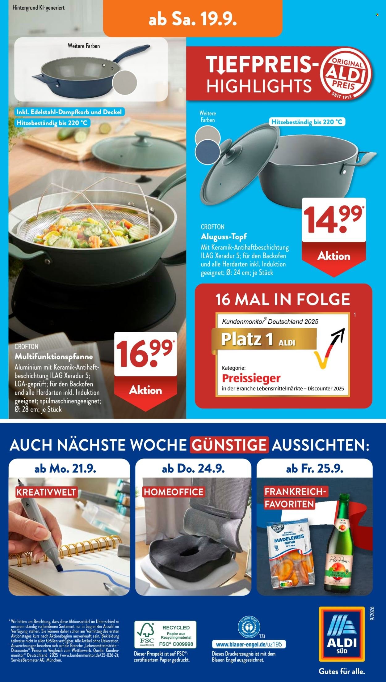 ALDI SÜD Prospekt - Ab Montag 14.09.2026
