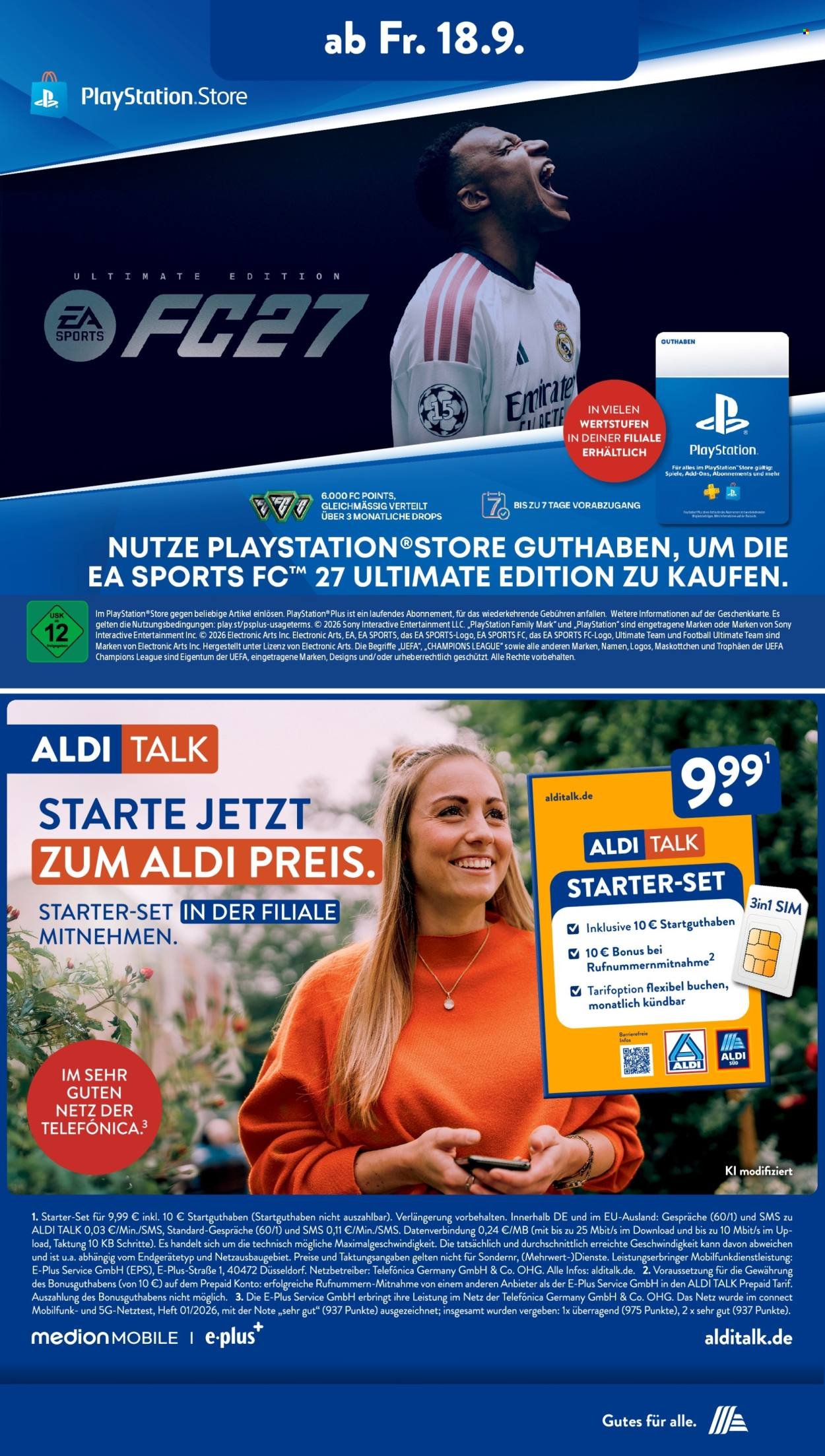 ALDI SÜD Prospekt - Ab Montag 14.09.2026