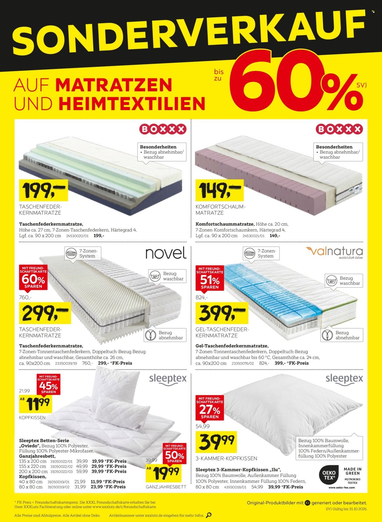 XXXLUTZ Prospekt - Sonderverkauf bis zu 60%