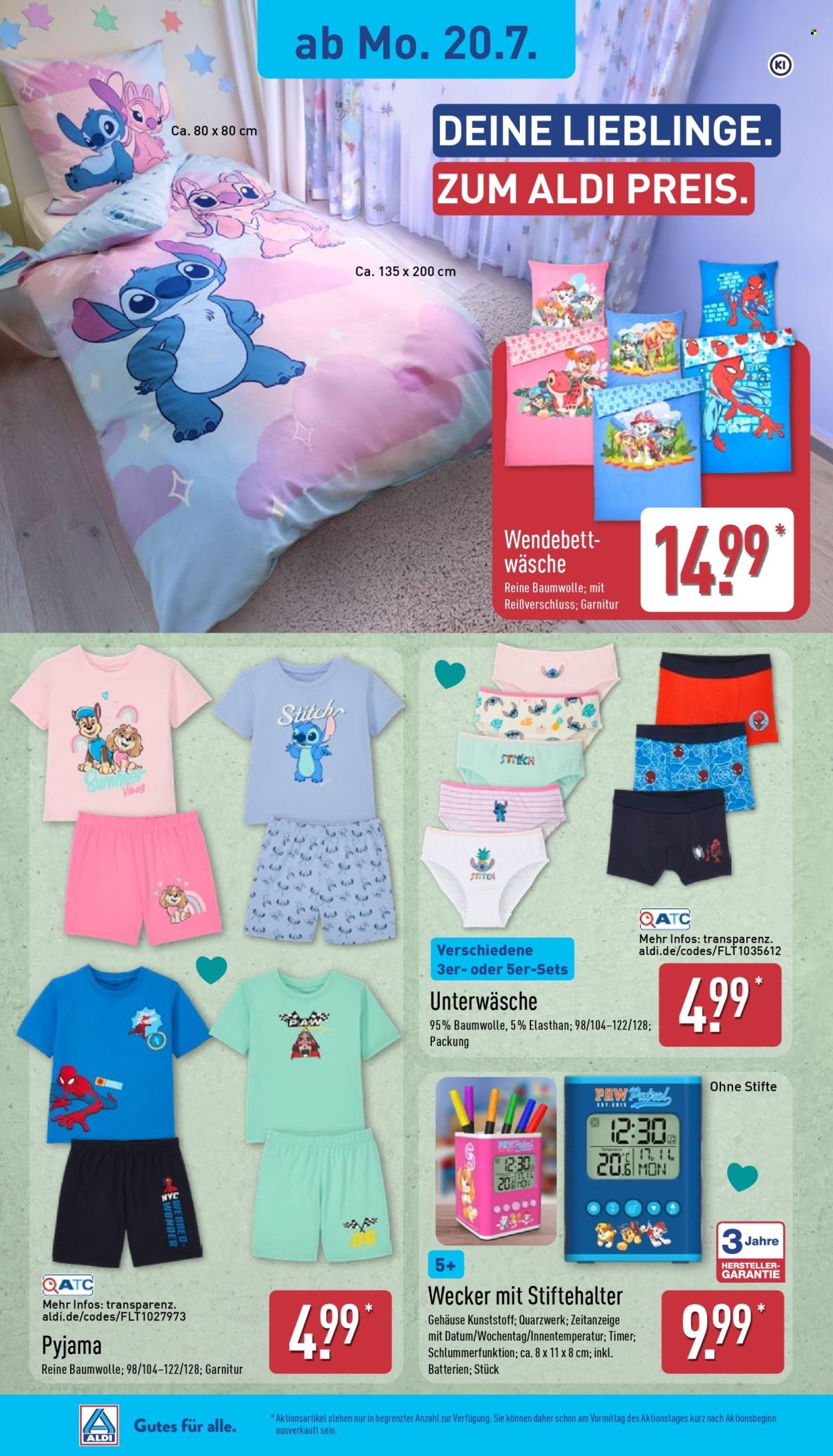 ALDI NORD Prospekt - Ab Montag 20.07.2026