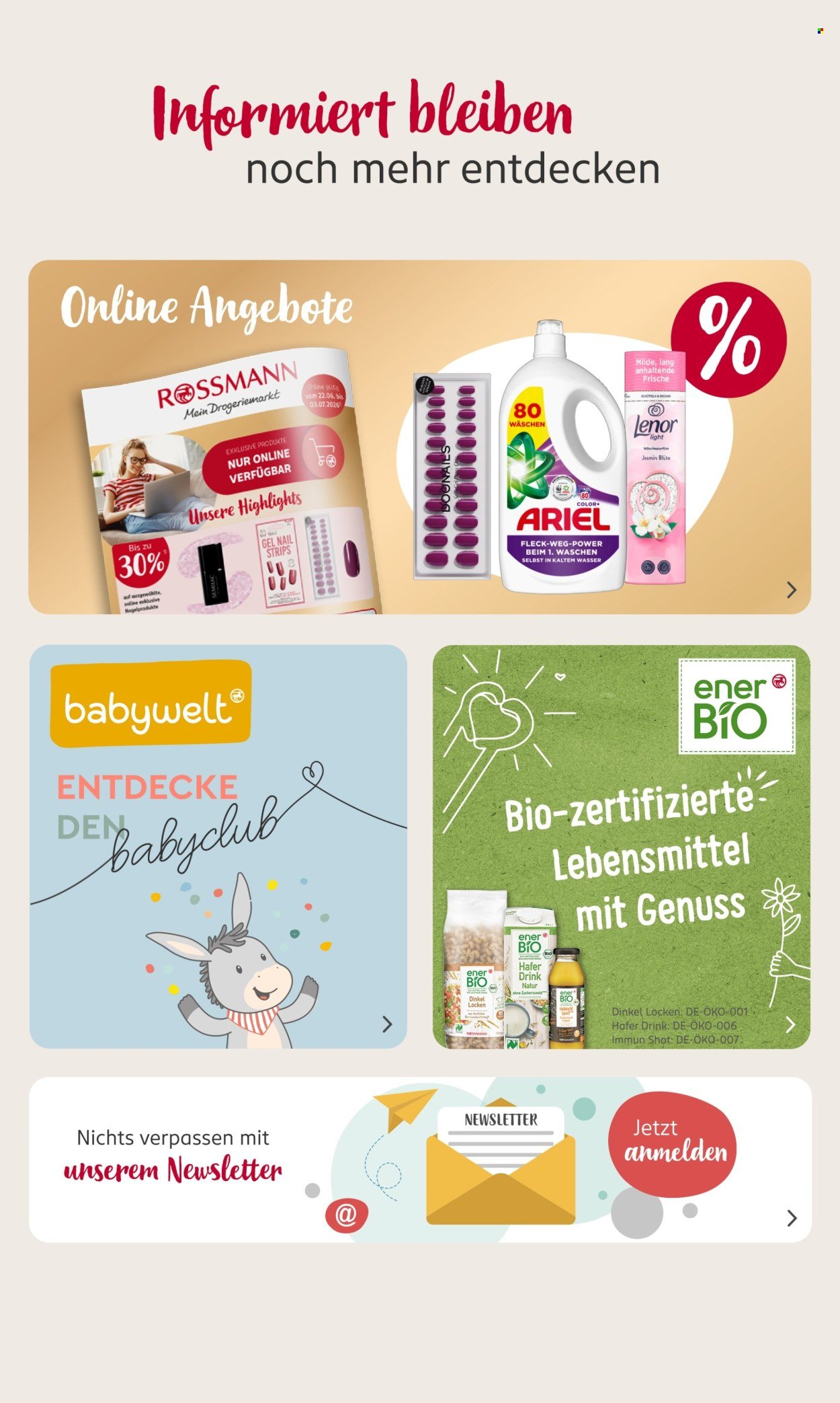 ROSSMANN Prospekt - Angebotsprospekt
