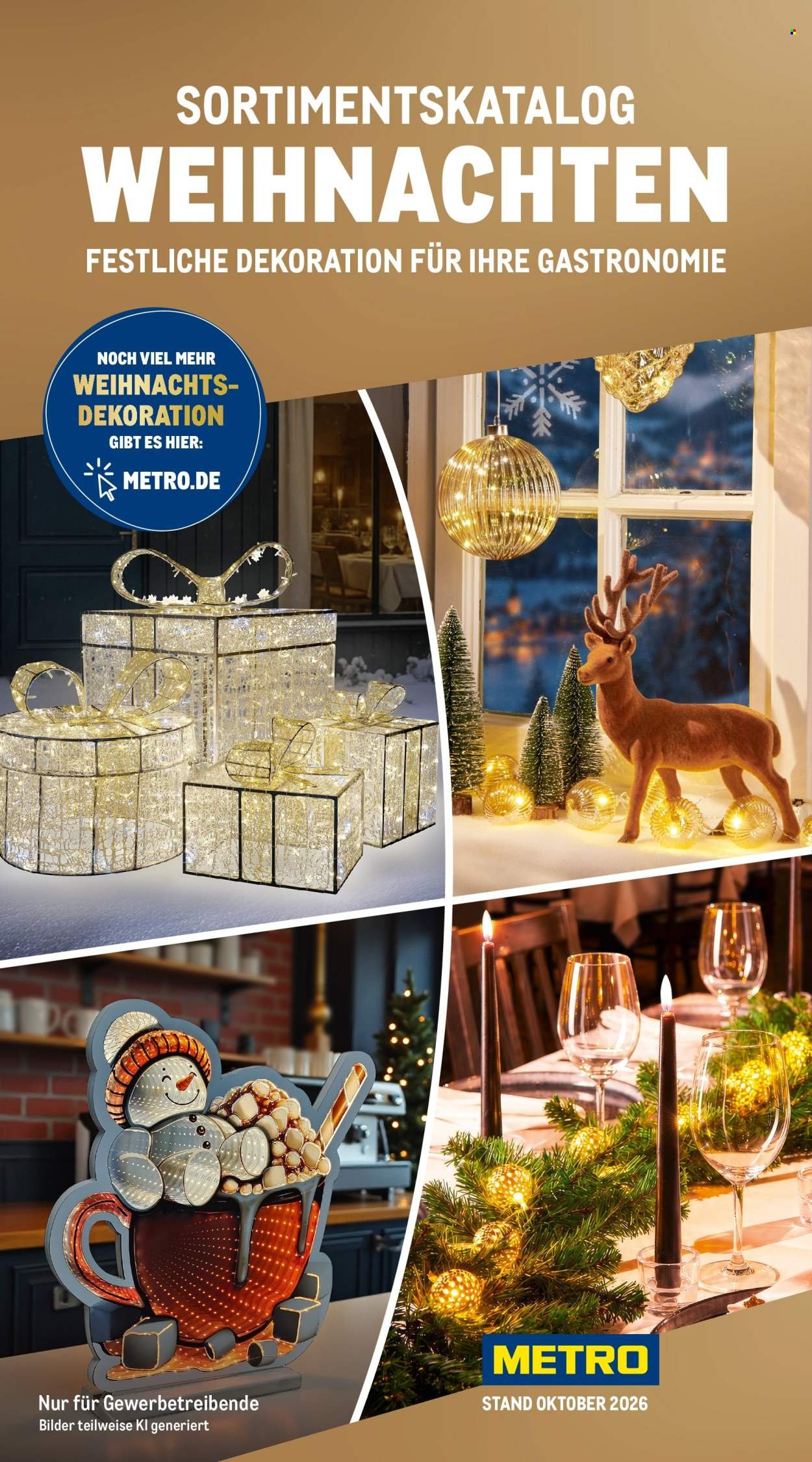 METRO Prospekt - Sortimentskatalog Weihnachten