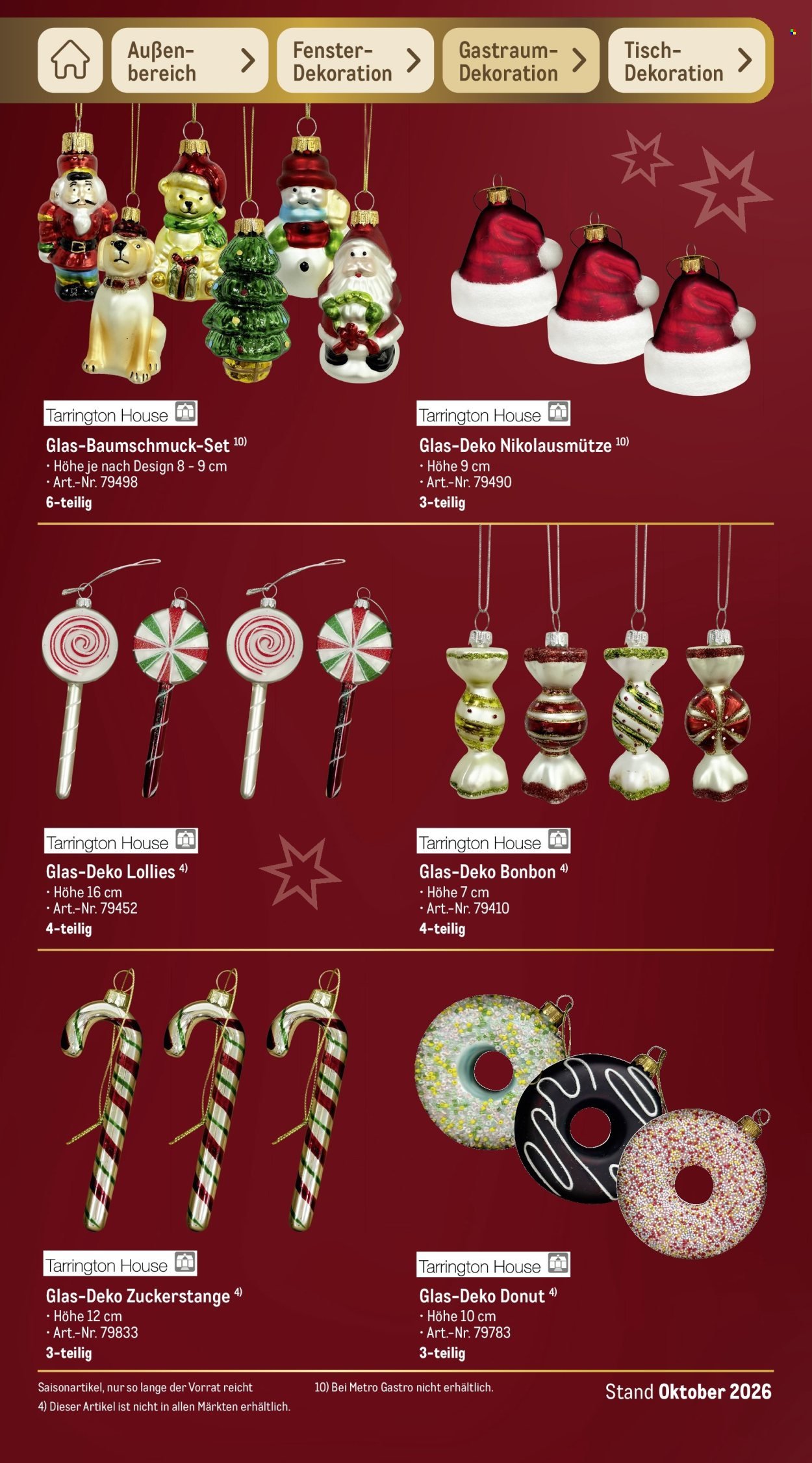 METRO Prospekt - Sortimentskatalog Weihnachten