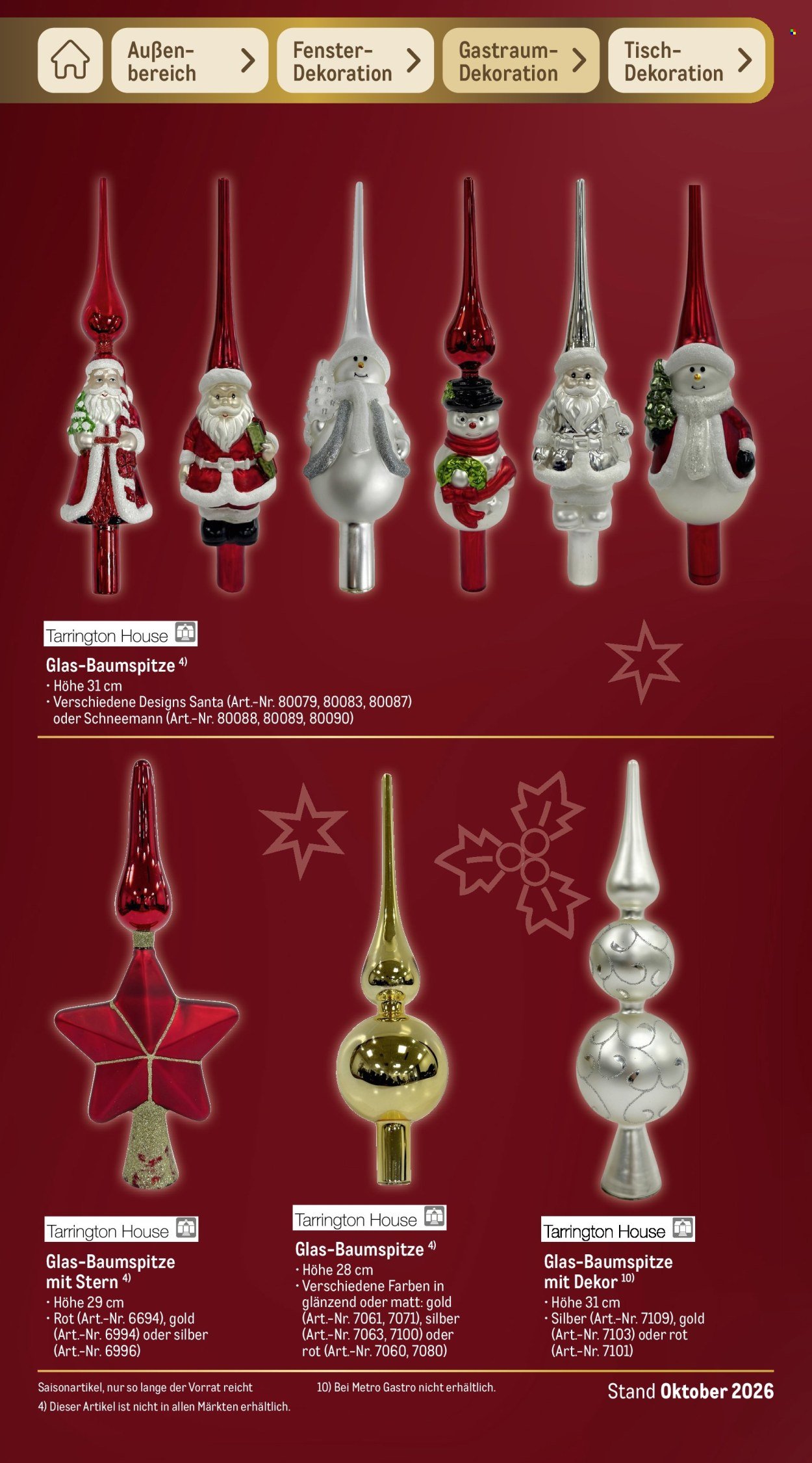 METRO Prospekt - Sortimentskatalog Weihnachten