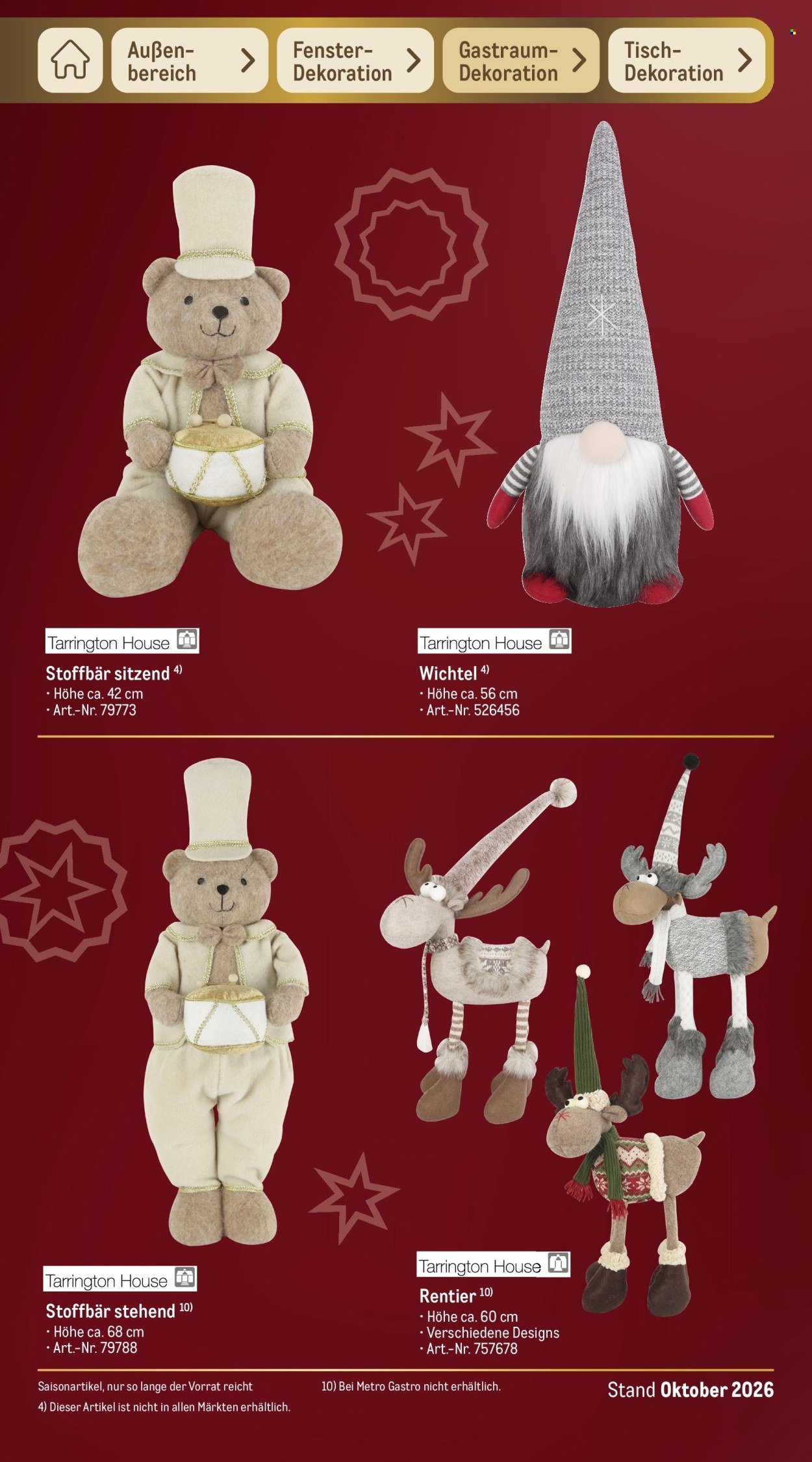 METRO Prospekt - Sortimentskatalog Weihnachten
