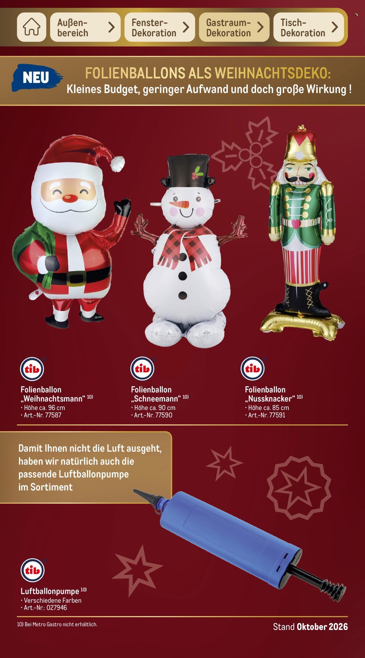 METRO Prospekt - Sortimentskatalog Weihnachten