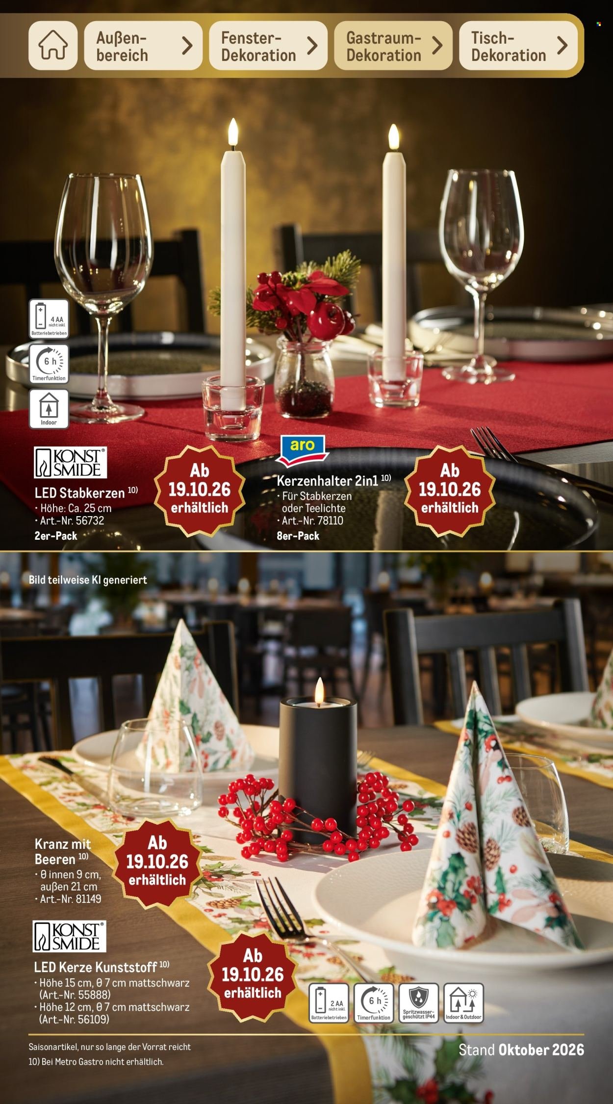 METRO Prospekt - Sortimentskatalog Weihnachten