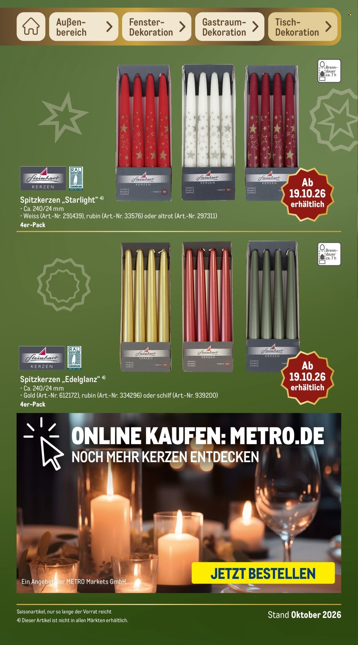 METRO Prospekt - Sortimentskatalog Weihnachten