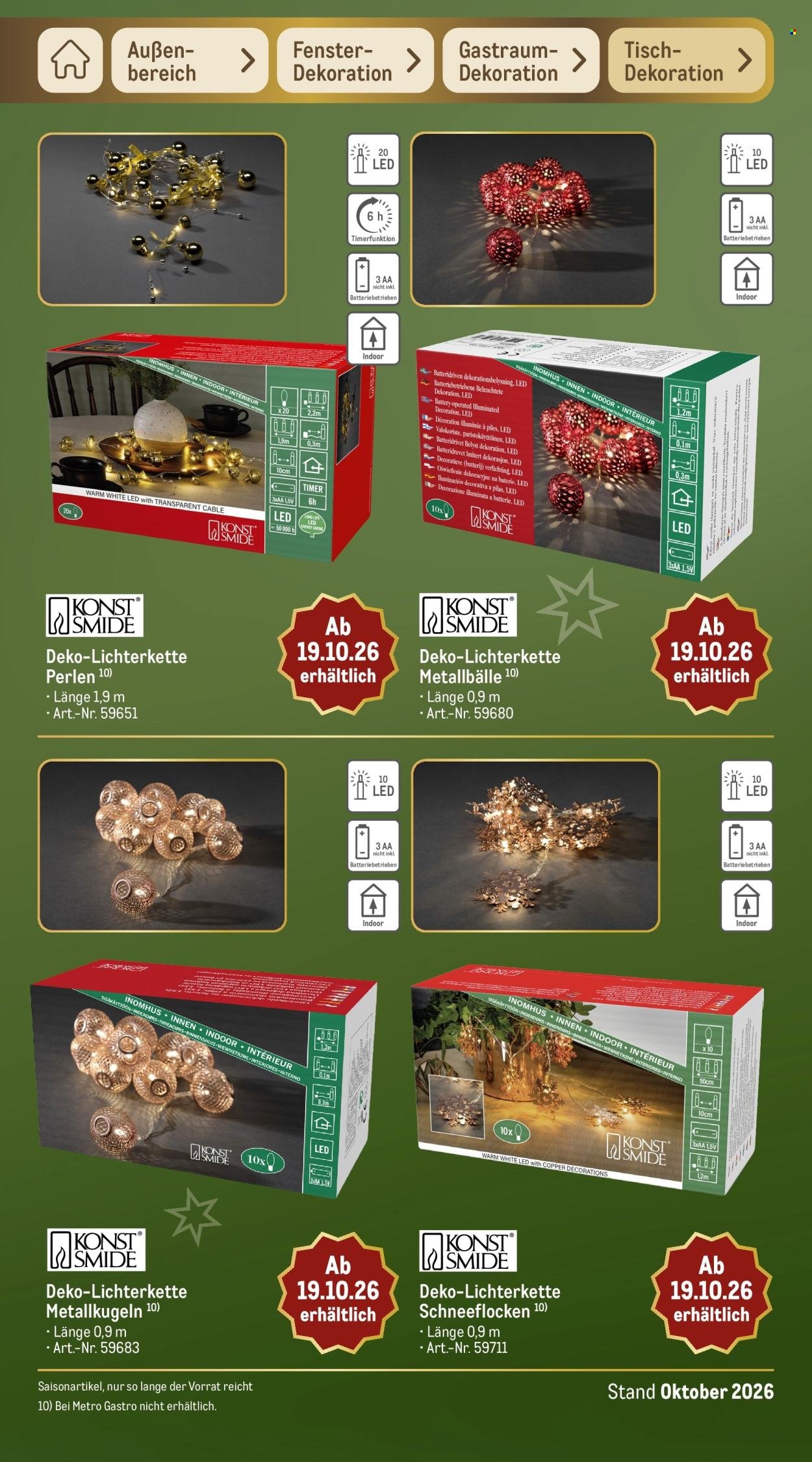METRO Prospekt - Sortimentskatalog Weihnachten
