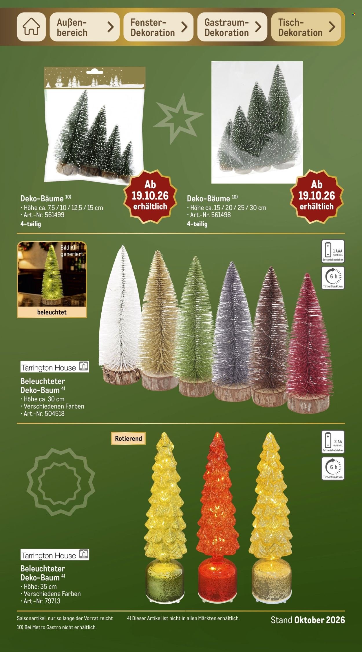 METRO Prospekt - Sortimentskatalog Weihnachten