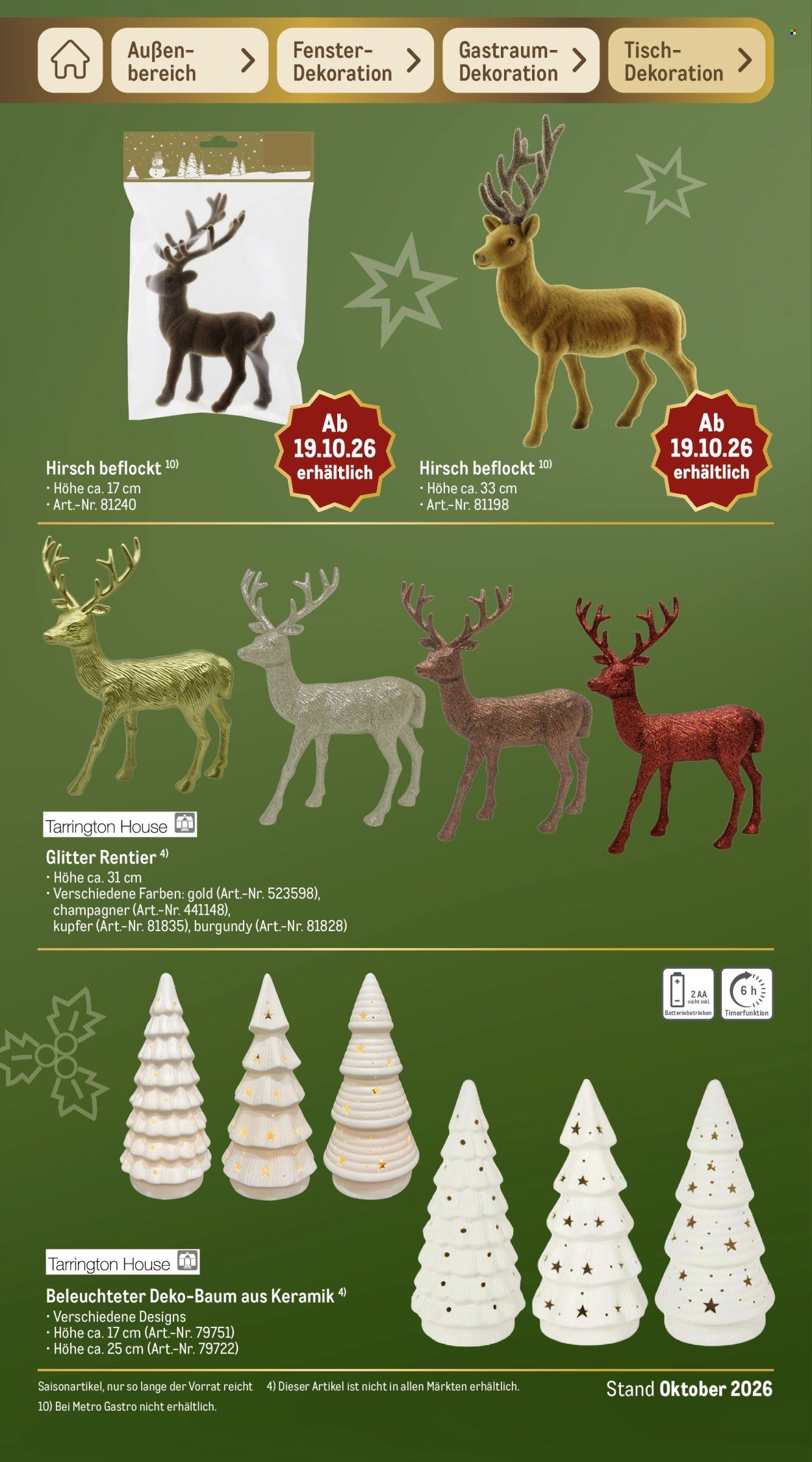 METRO Prospekt - Sortimentskatalog Weihnachten