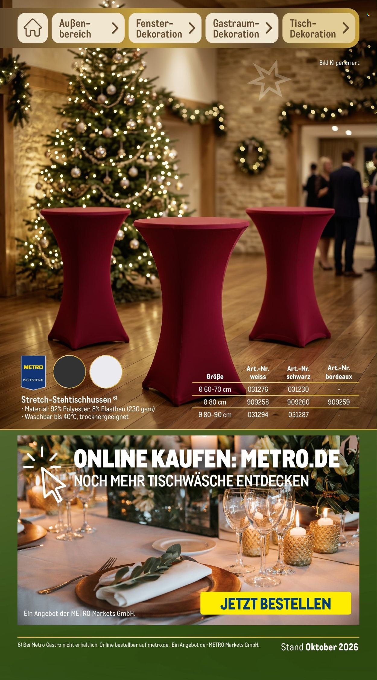 METRO Prospekt - Sortimentskatalog Weihnachten