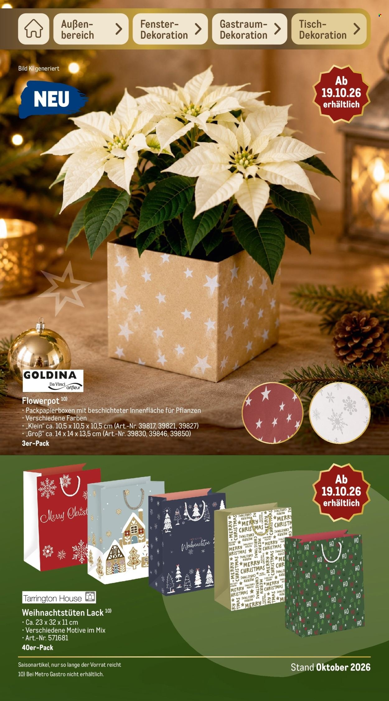 METRO Prospekt - Sortimentskatalog Weihnachten
