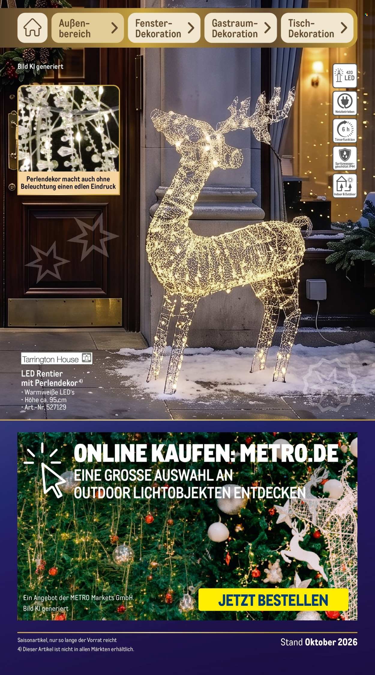 METRO Prospekt - Sortimentskatalog Weihnachten