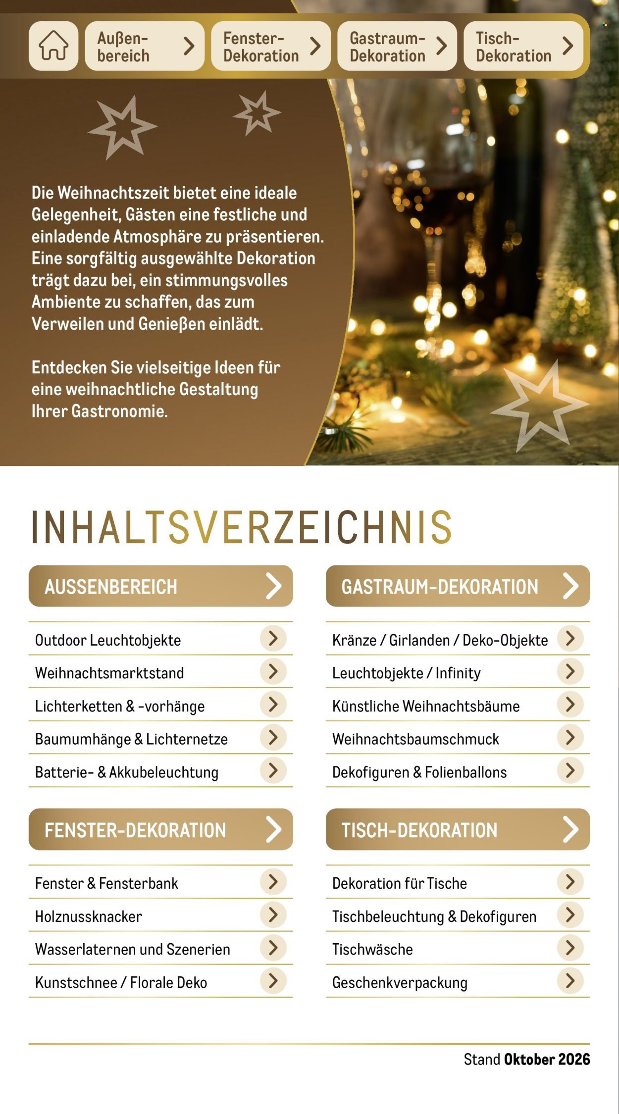 METRO Prospekt - Sortimentskatalog Weihnachten