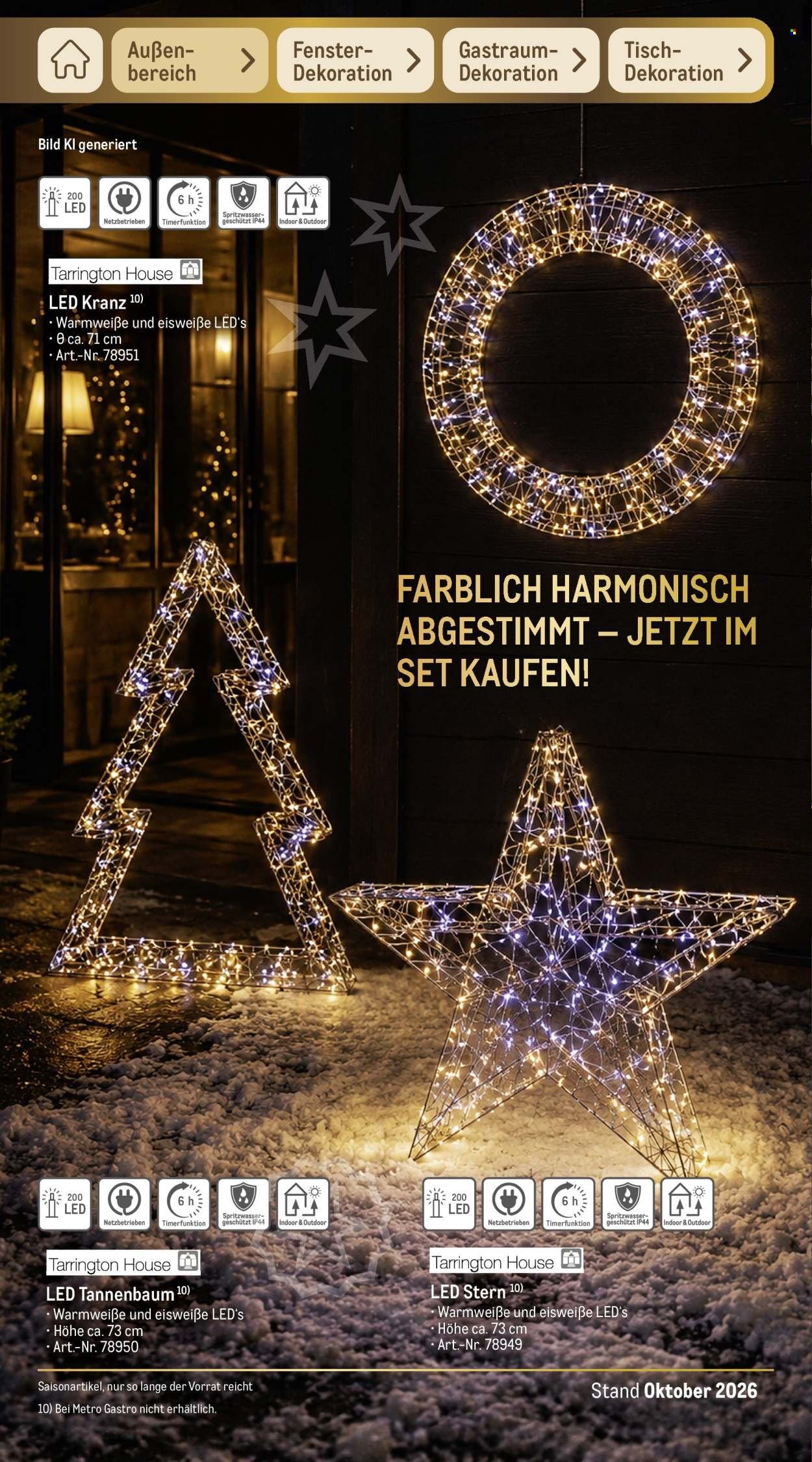 METRO Prospekt - Sortimentskatalog Weihnachten