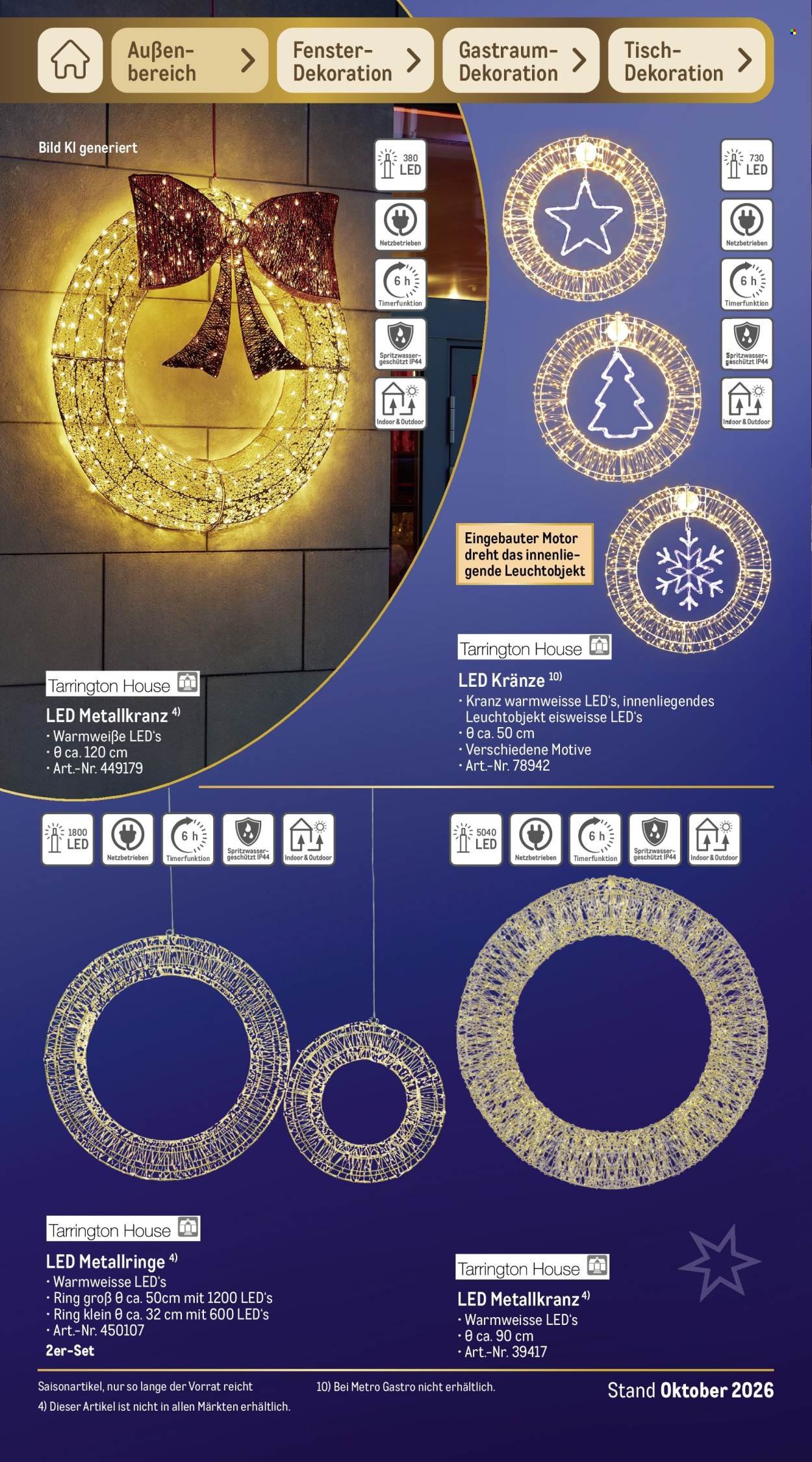 METRO Prospekt - Sortimentskatalog Weihnachten