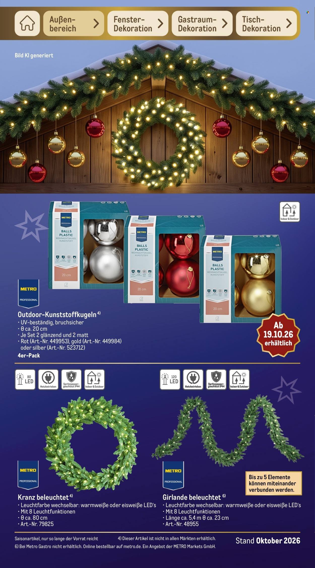 METRO Prospekt - Sortimentskatalog Weihnachten