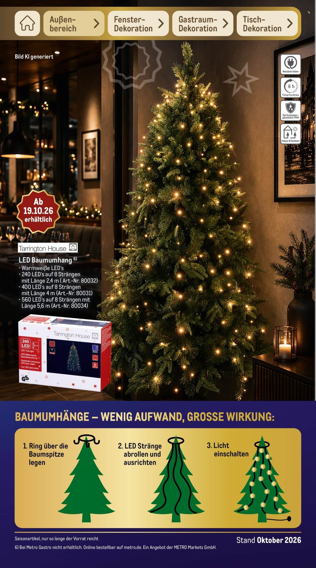 METRO Prospekt - Sortimentskatalog Weihnachten