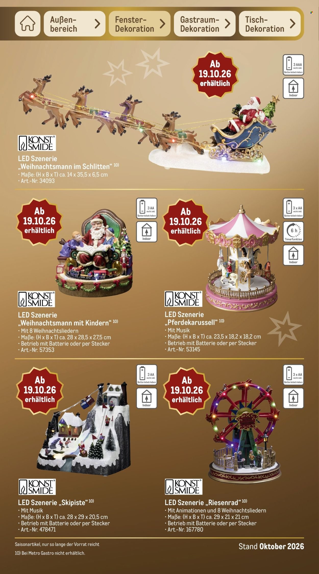 METRO Prospekt - Sortimentskatalog Weihnachten