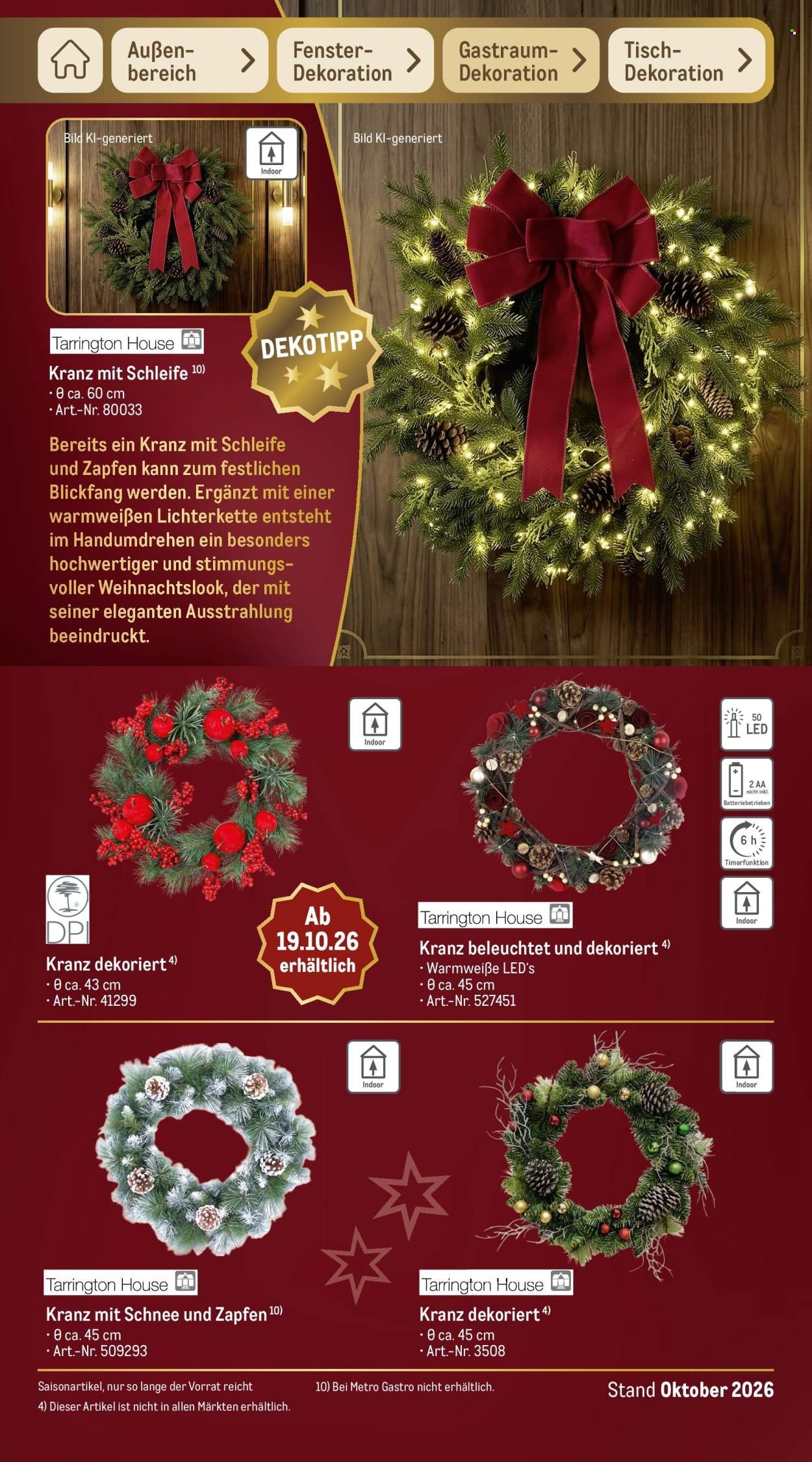 METRO Prospekt - Sortimentskatalog Weihnachten