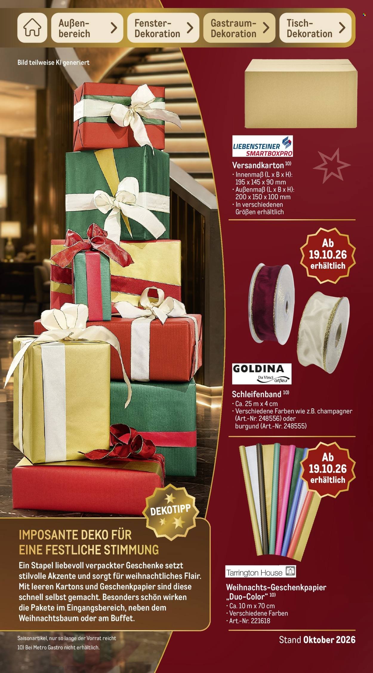 METRO Prospekt - Sortimentskatalog Weihnachten