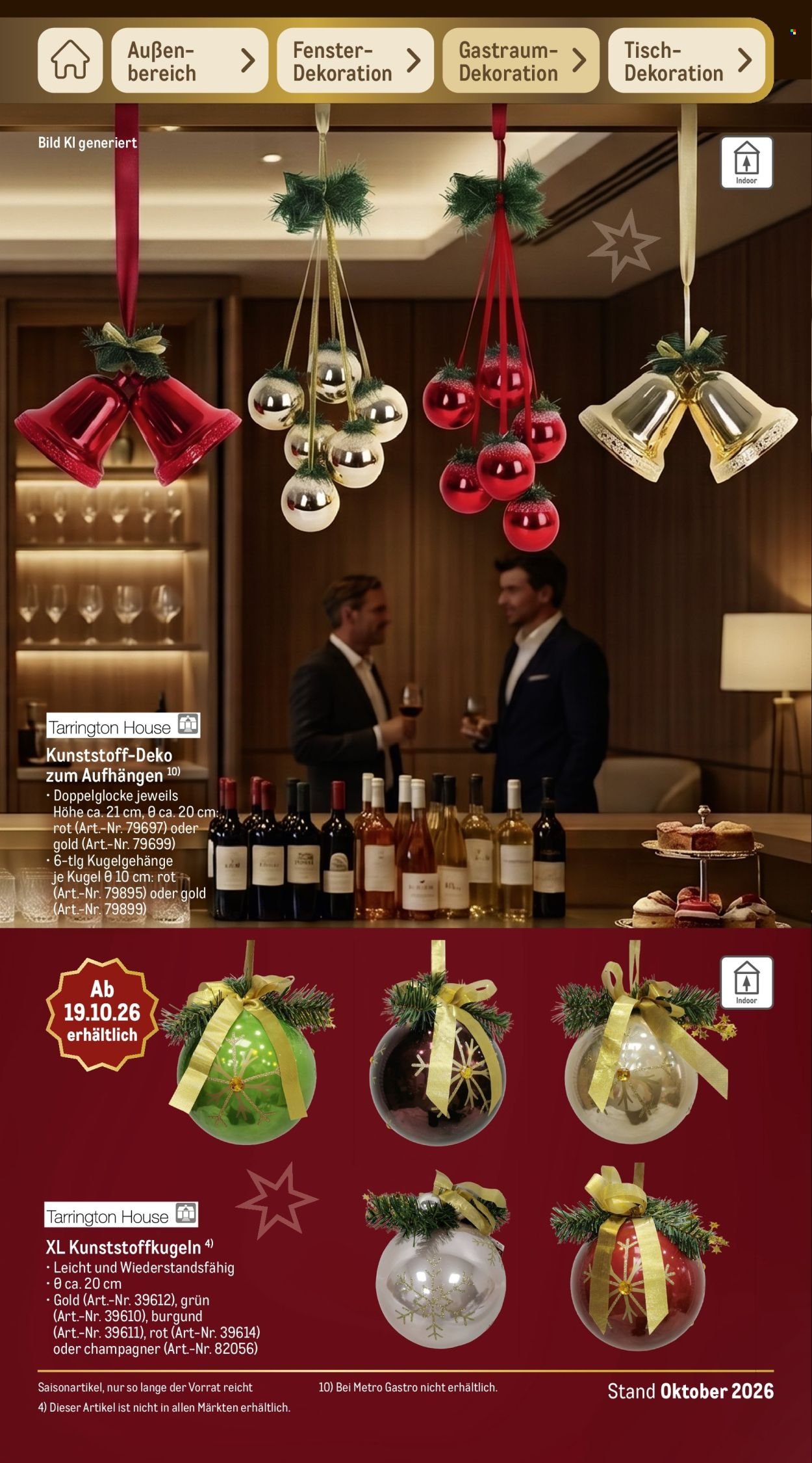 METRO Prospekt - Sortimentskatalog Weihnachten