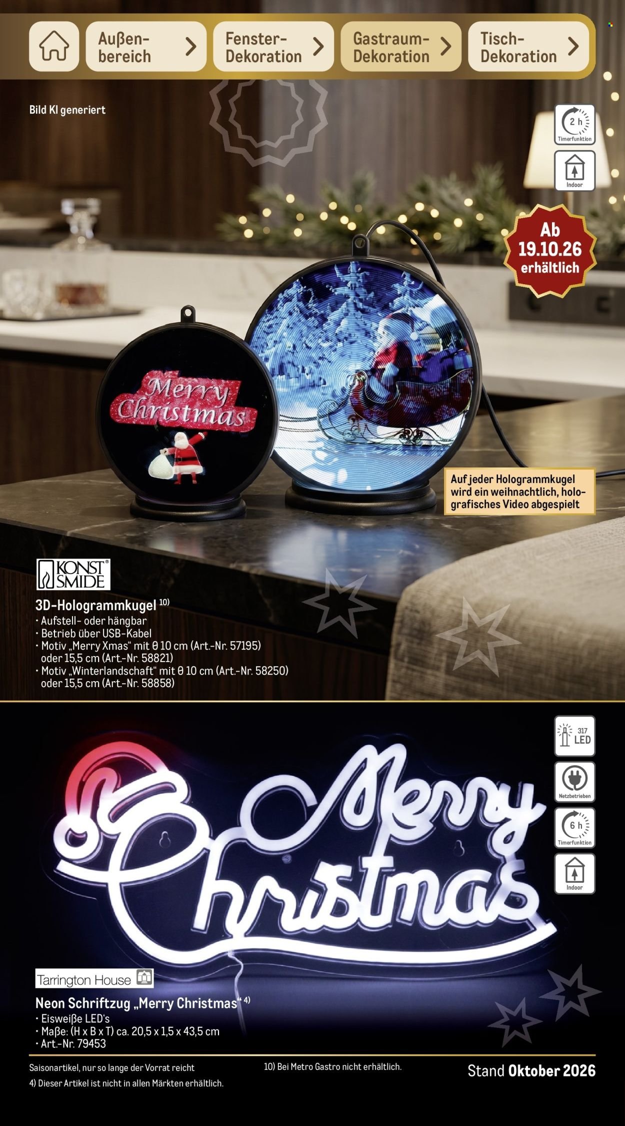 METRO Prospekt - Sortimentskatalog Weihnachten
