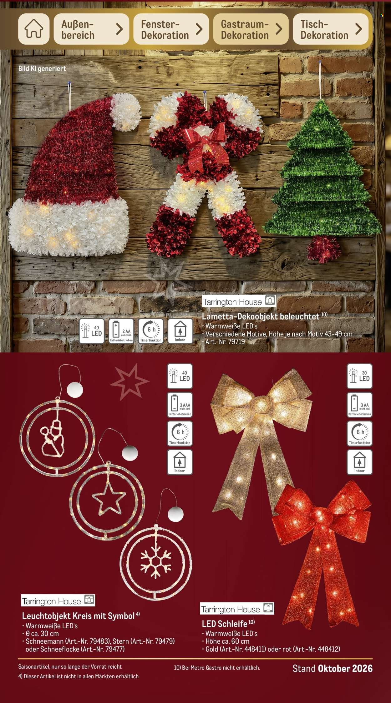 METRO Prospekt - Sortimentskatalog Weihnachten