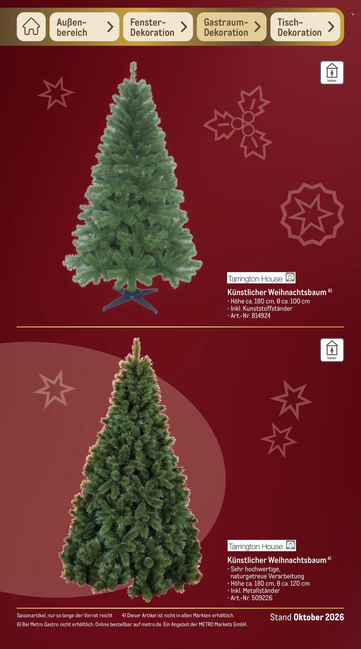 METRO Prospekt - Sortimentskatalog Weihnachten