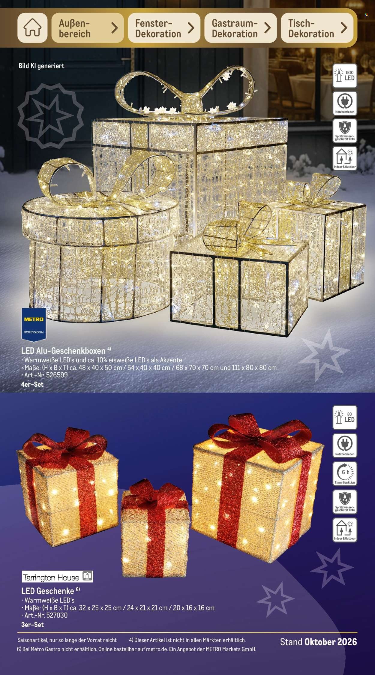 METRO Prospekt - Sortimentskatalog Weihnachten