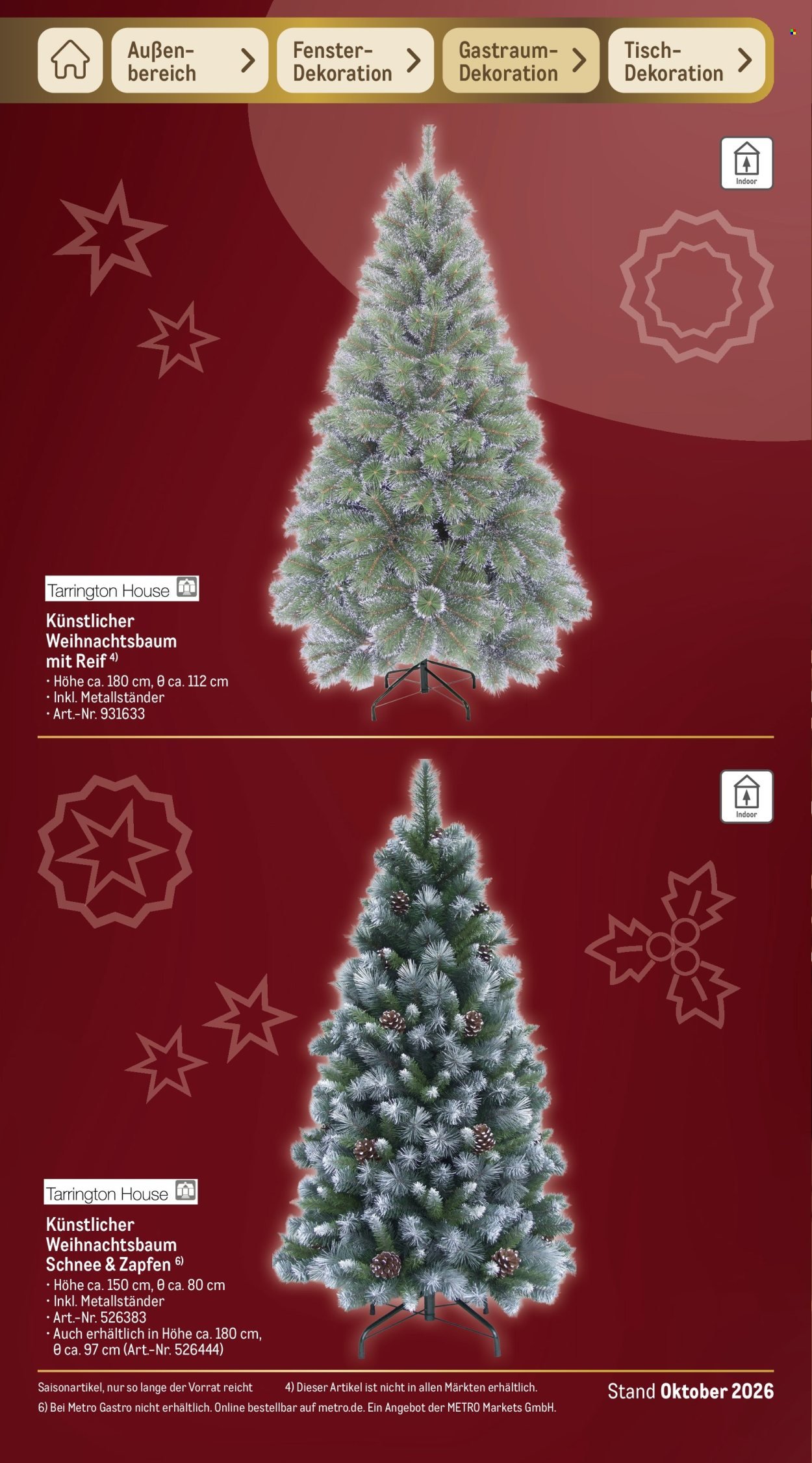 METRO Prospekt - Sortimentskatalog Weihnachten