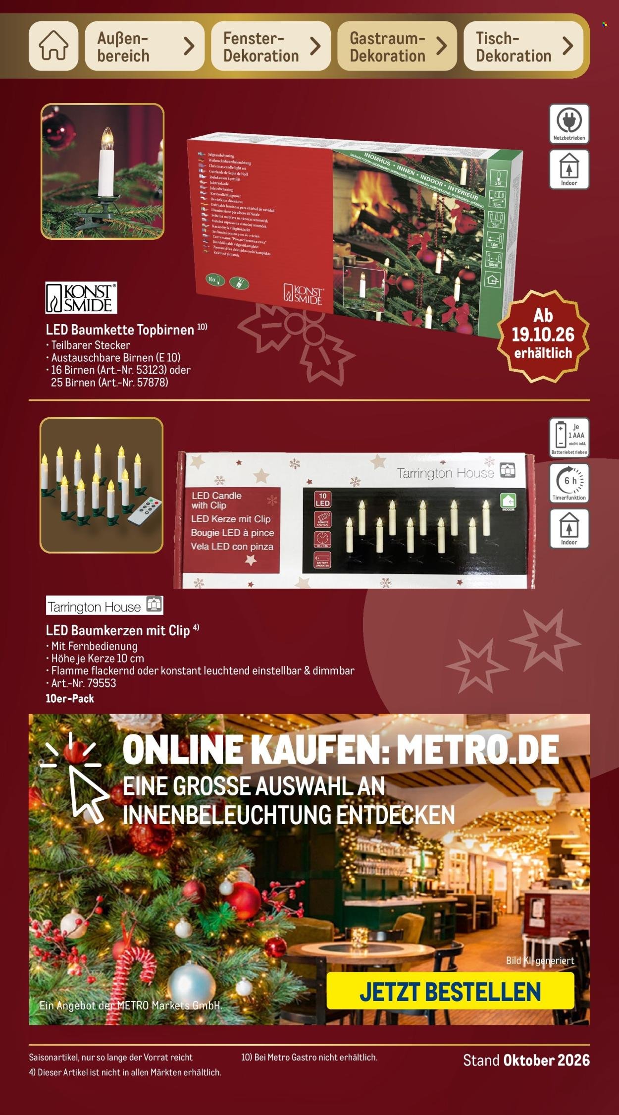 METRO Prospekt - Sortimentskatalog Weihnachten