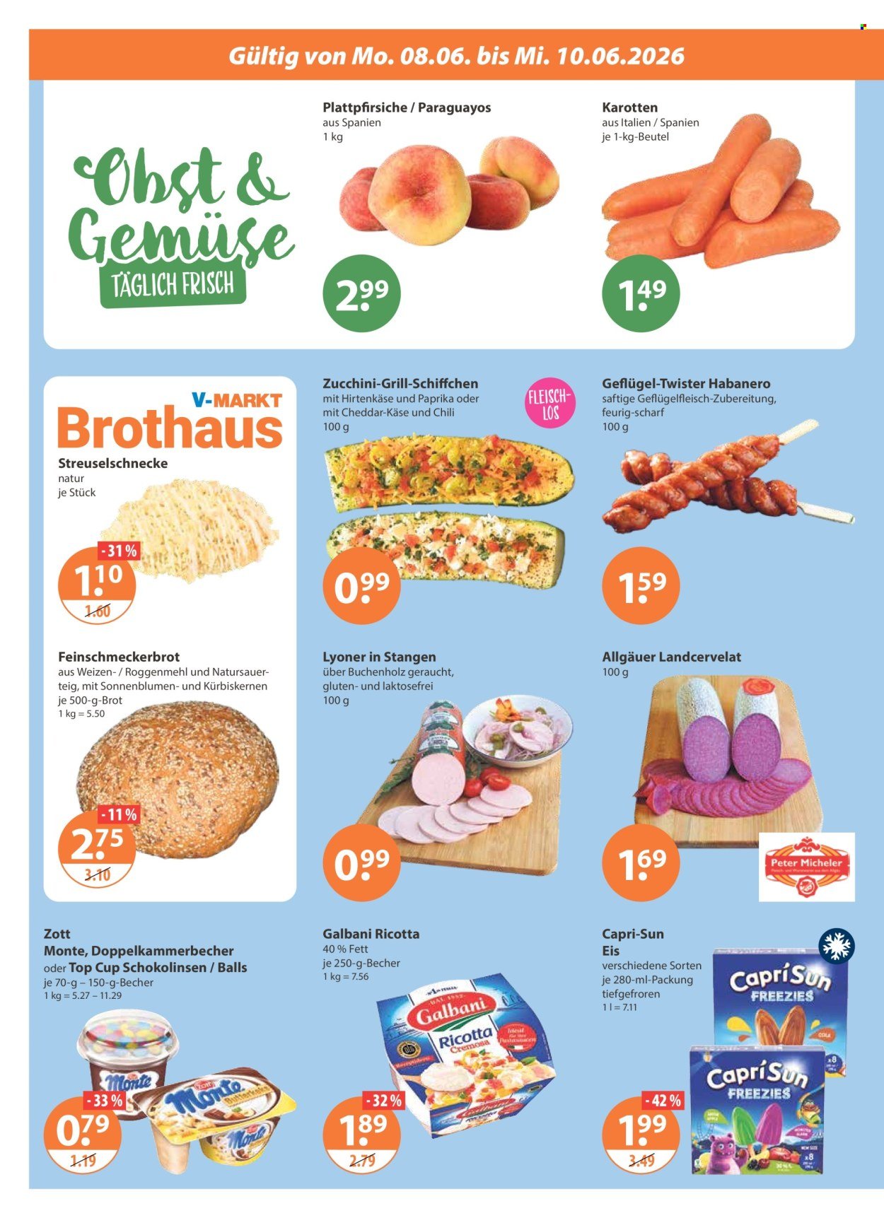 V-MARKT Prospekt - Ab Montag 8.06.2026