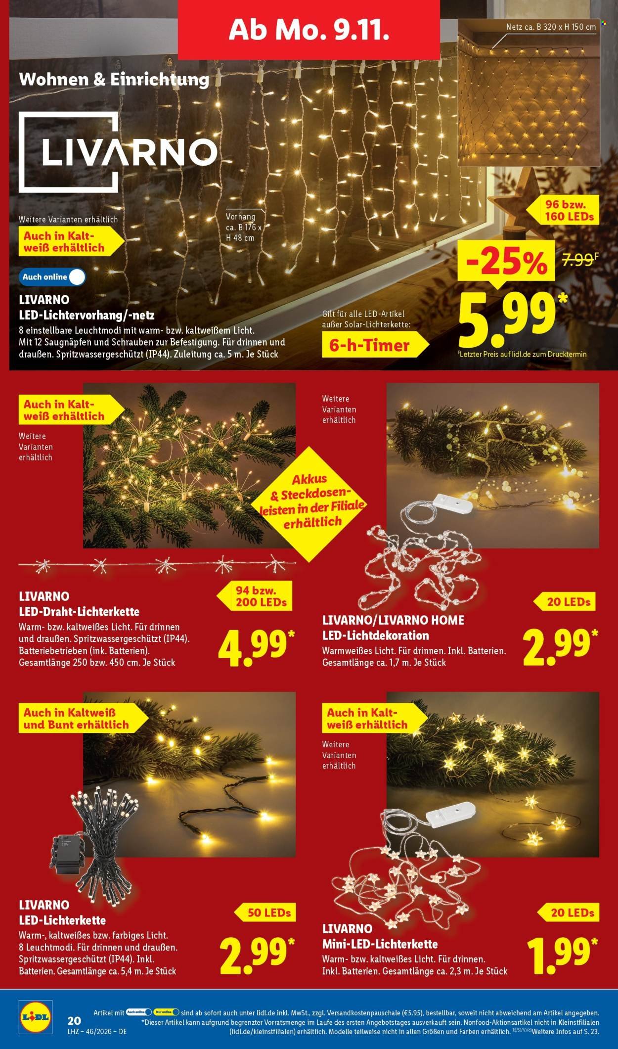 LIDL Prospekt - Ab Montag 9.11.2026