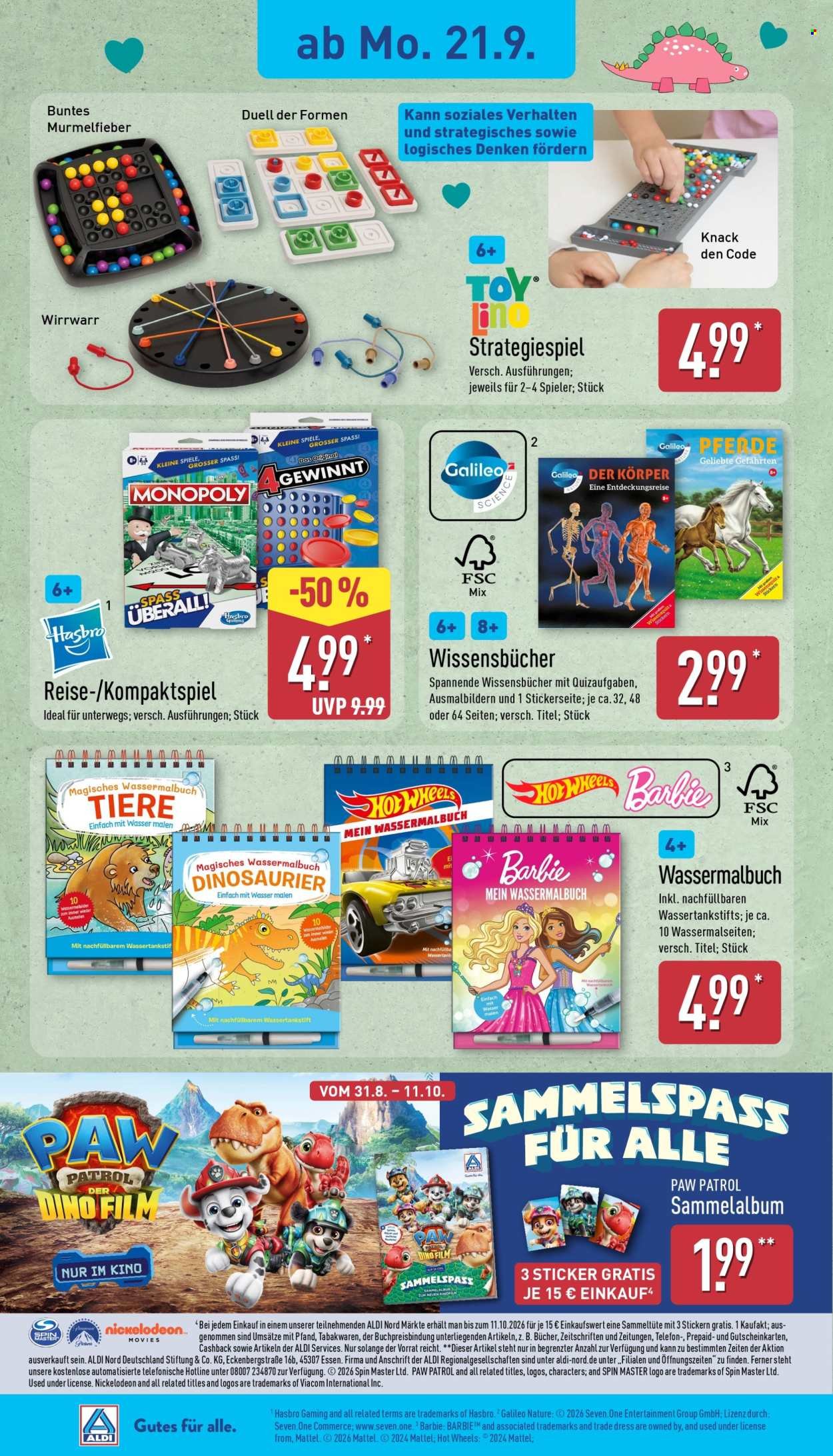 ALDI NORD Prospekt - Ab Montag 21.09.2026