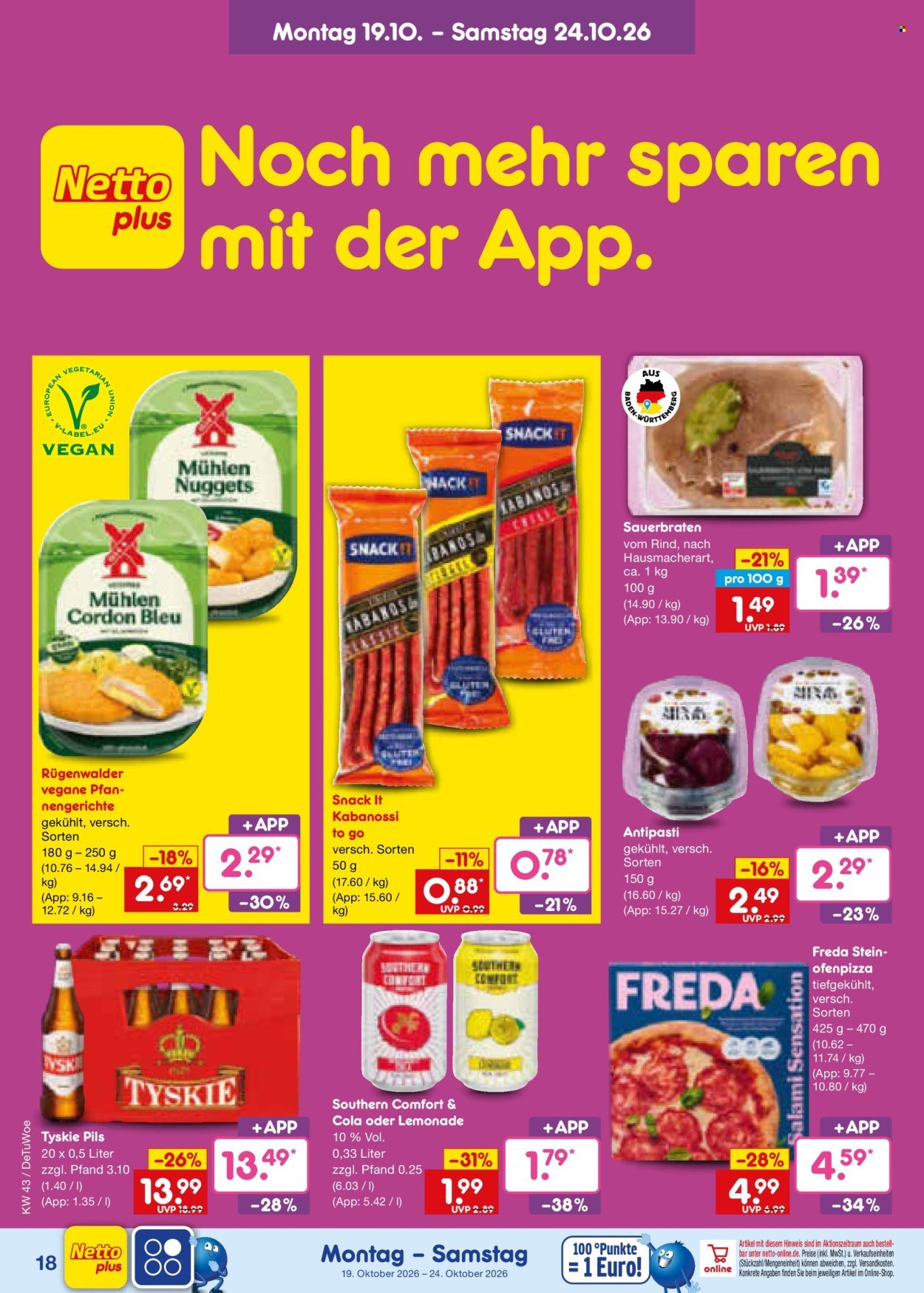 NETTO MARKEN-DISCOUNT Prospekt - Ab Montag 19.10.2026