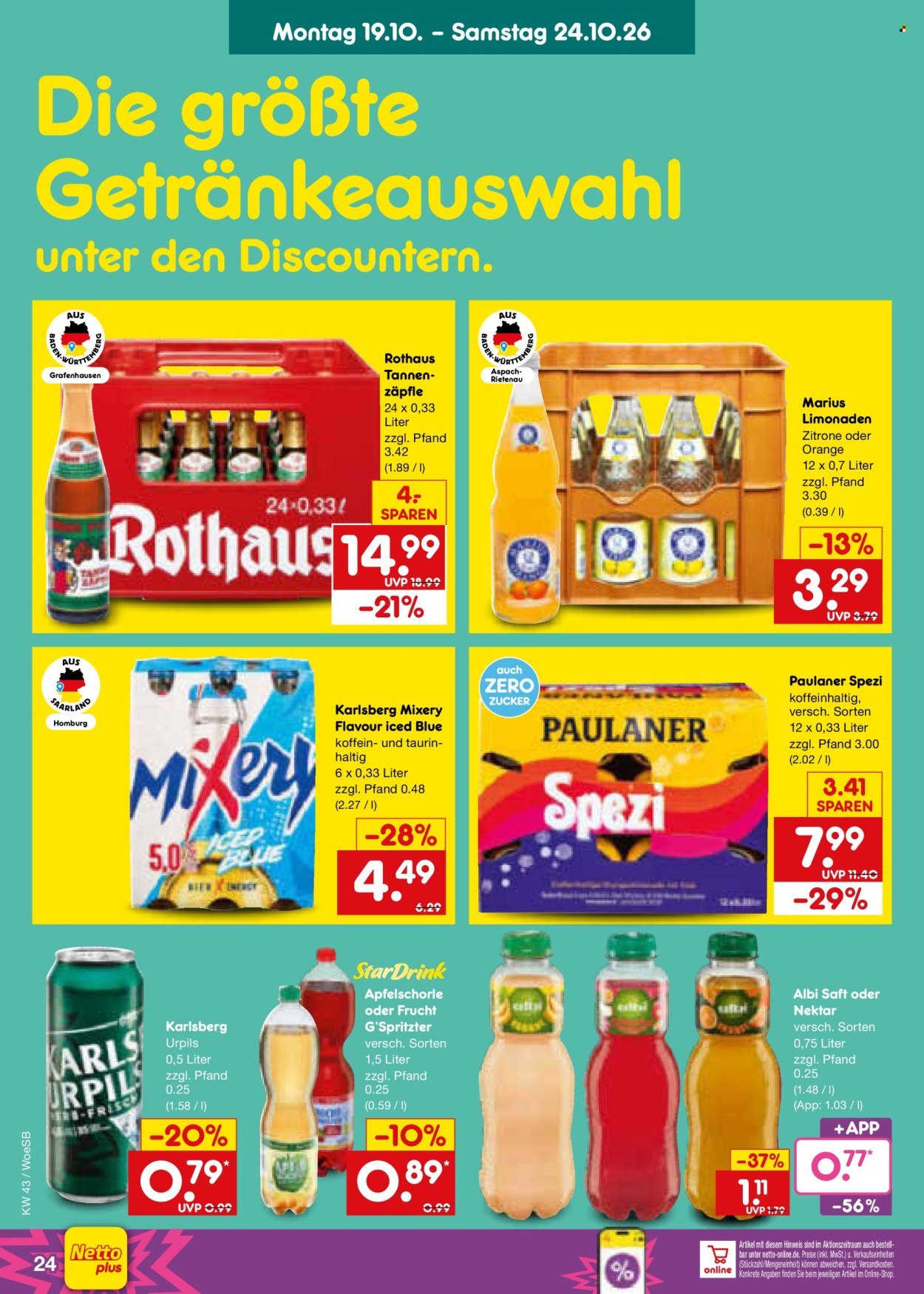 NETTO MARKEN-DISCOUNT Prospekt - Ab Montag 19.10.2026