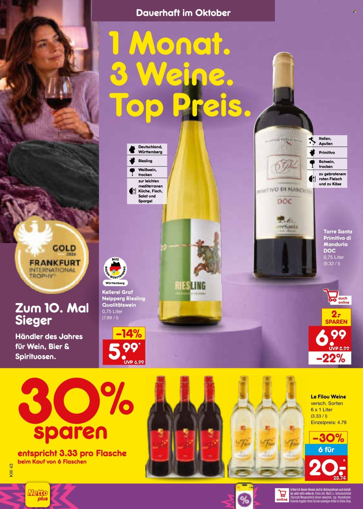 NETTO MARKEN-DISCOUNT Prospekt - Ab Montag 19.10.2026