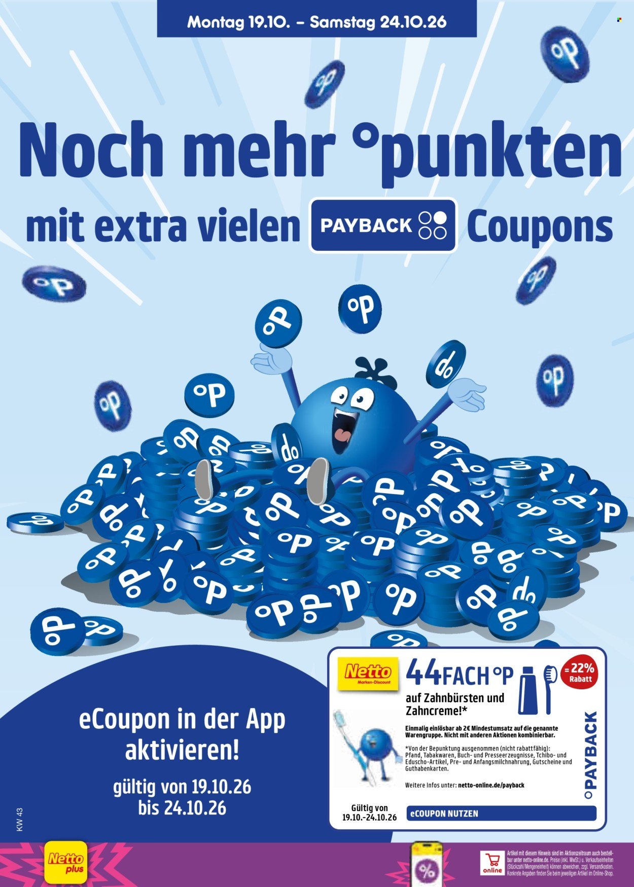 NETTO MARKEN-DISCOUNT Prospekt - Ab Montag 19.10.2026