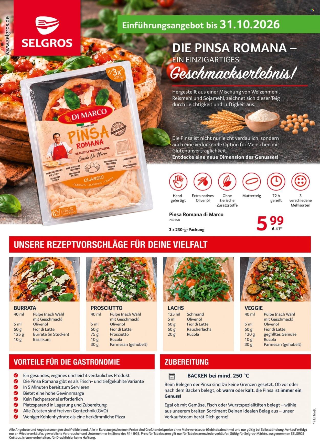 SELGROS Prospekt - Pinsa Romana