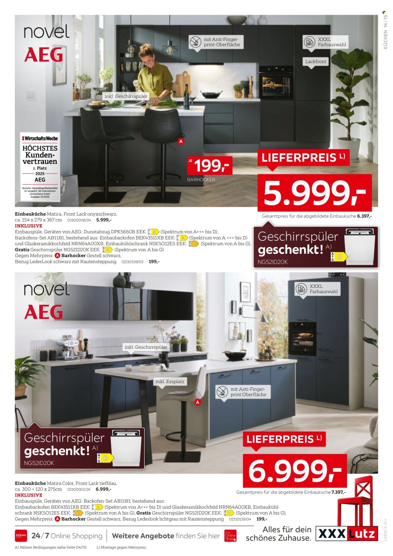 XXXLUTZ Prospekt - Nr. 1 bei Küchen