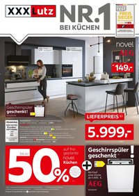 XXXLUTZ Prospekt - Nr. 1 bei Küchen