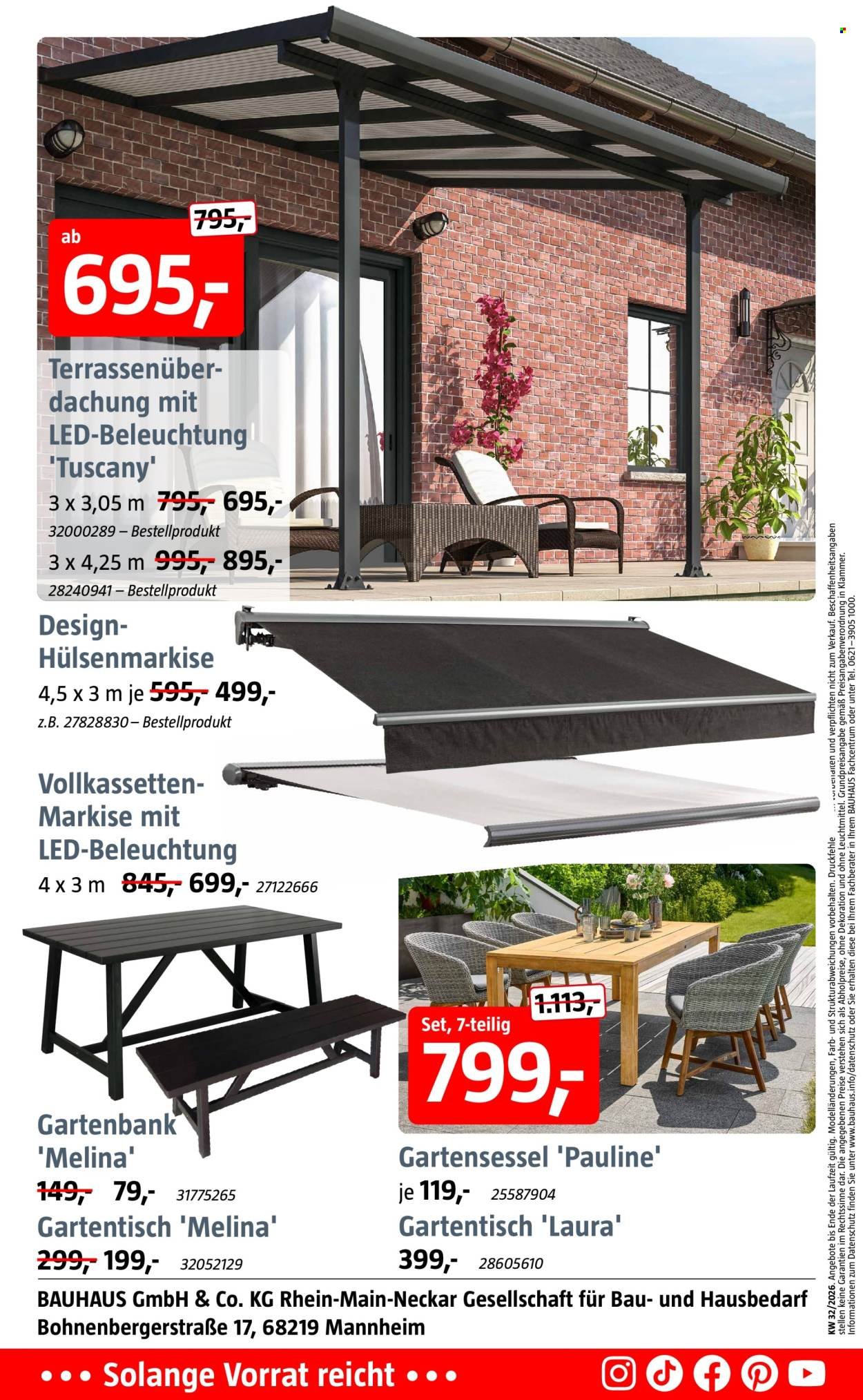 BAUHAUS Prospekt - Ab Samstag 1.08.2026