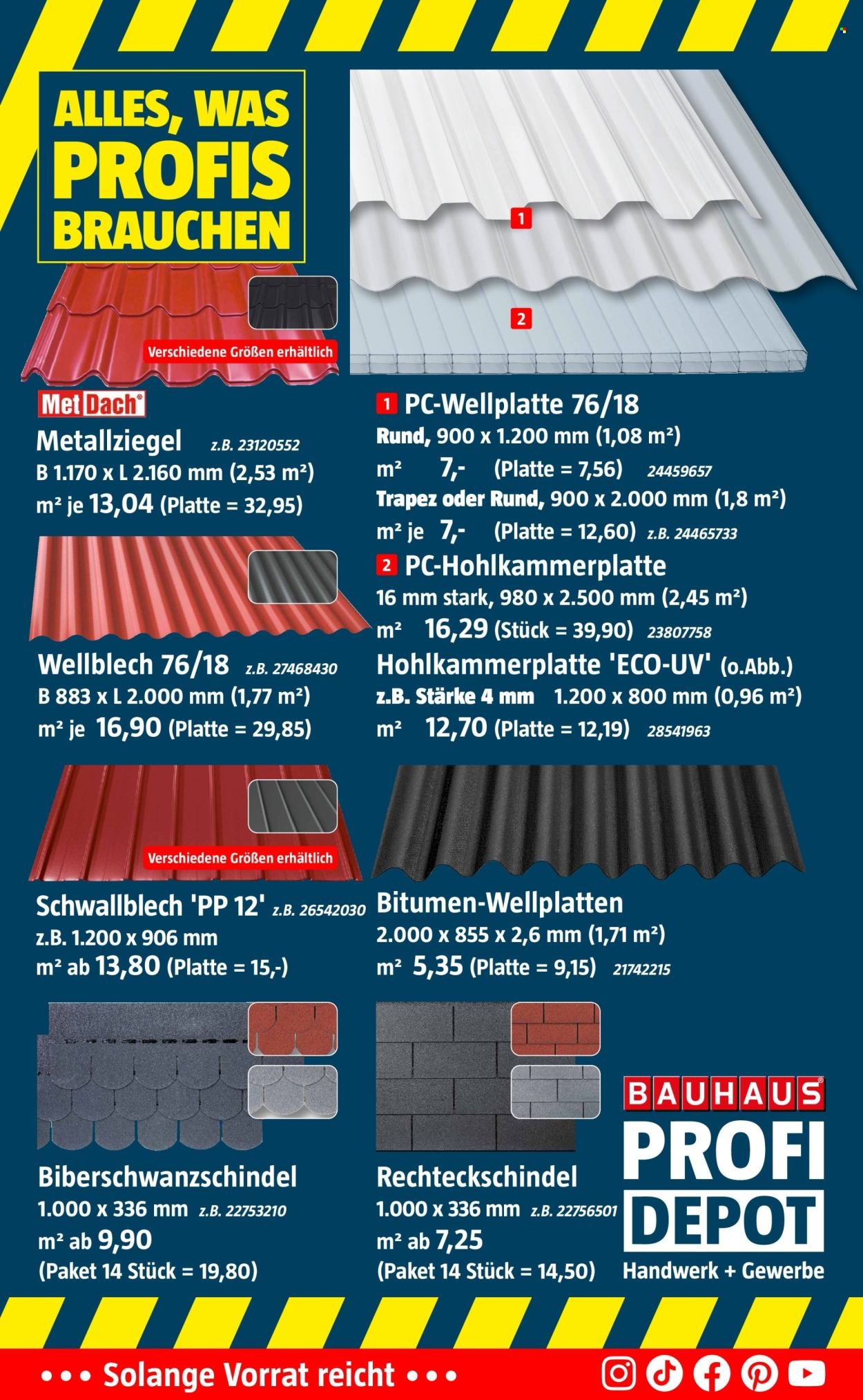 BAUHAUS Prospekt - Ab Samstag 1.08.2026