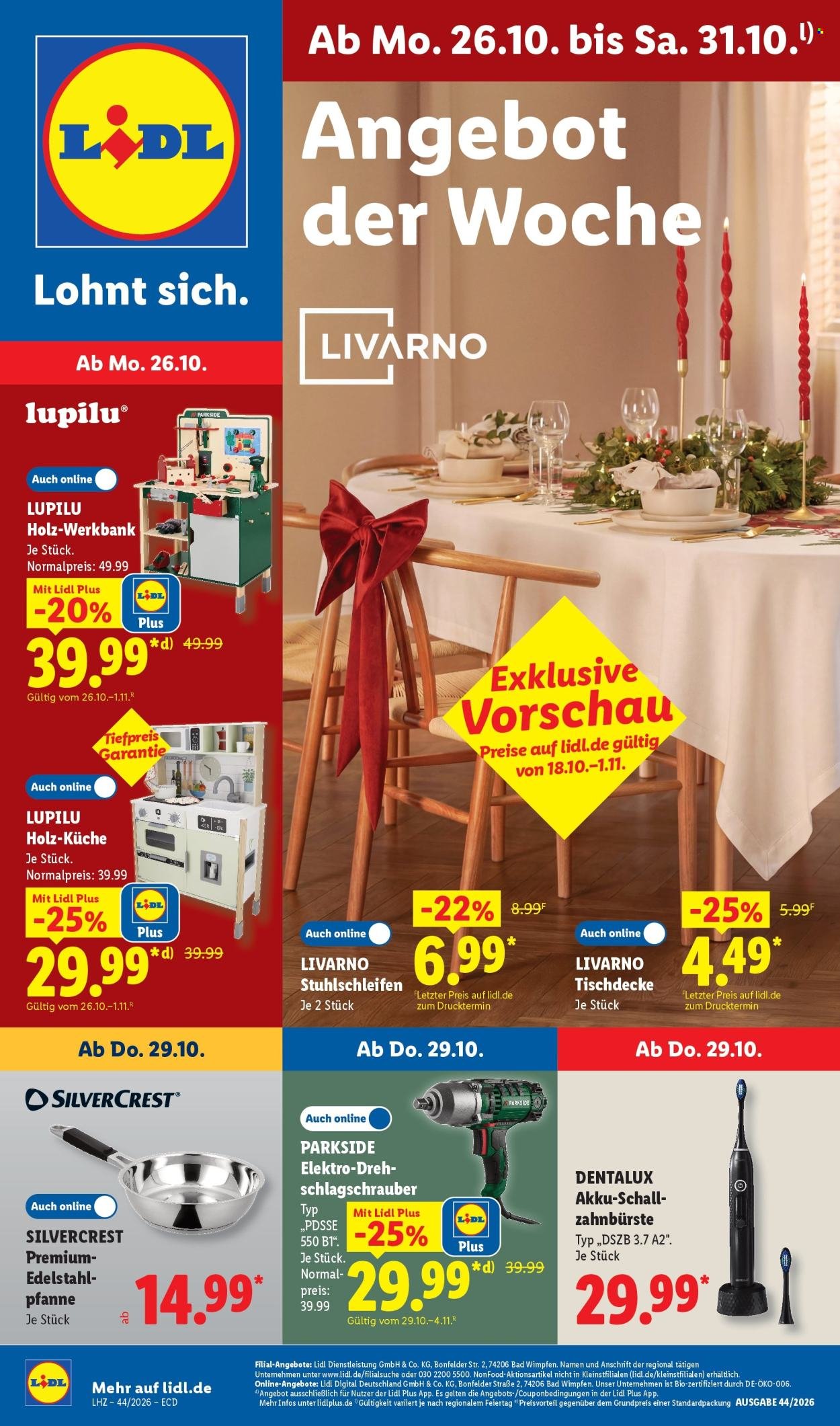 LIDL Prospekt - Ab Montag 26.10.2026