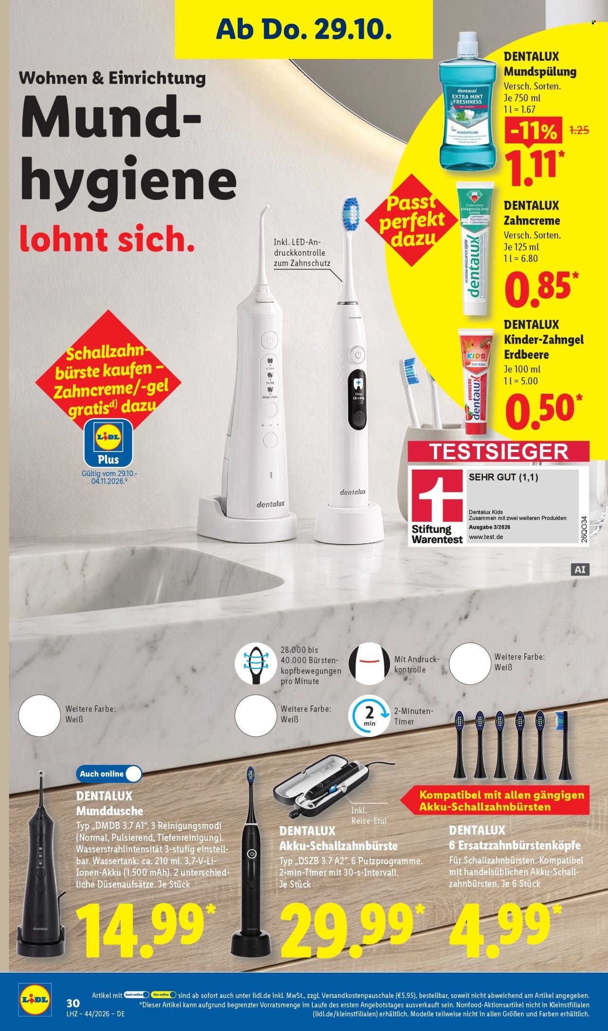 LIDL Prospekt - Ab Montag 26.10.2026
