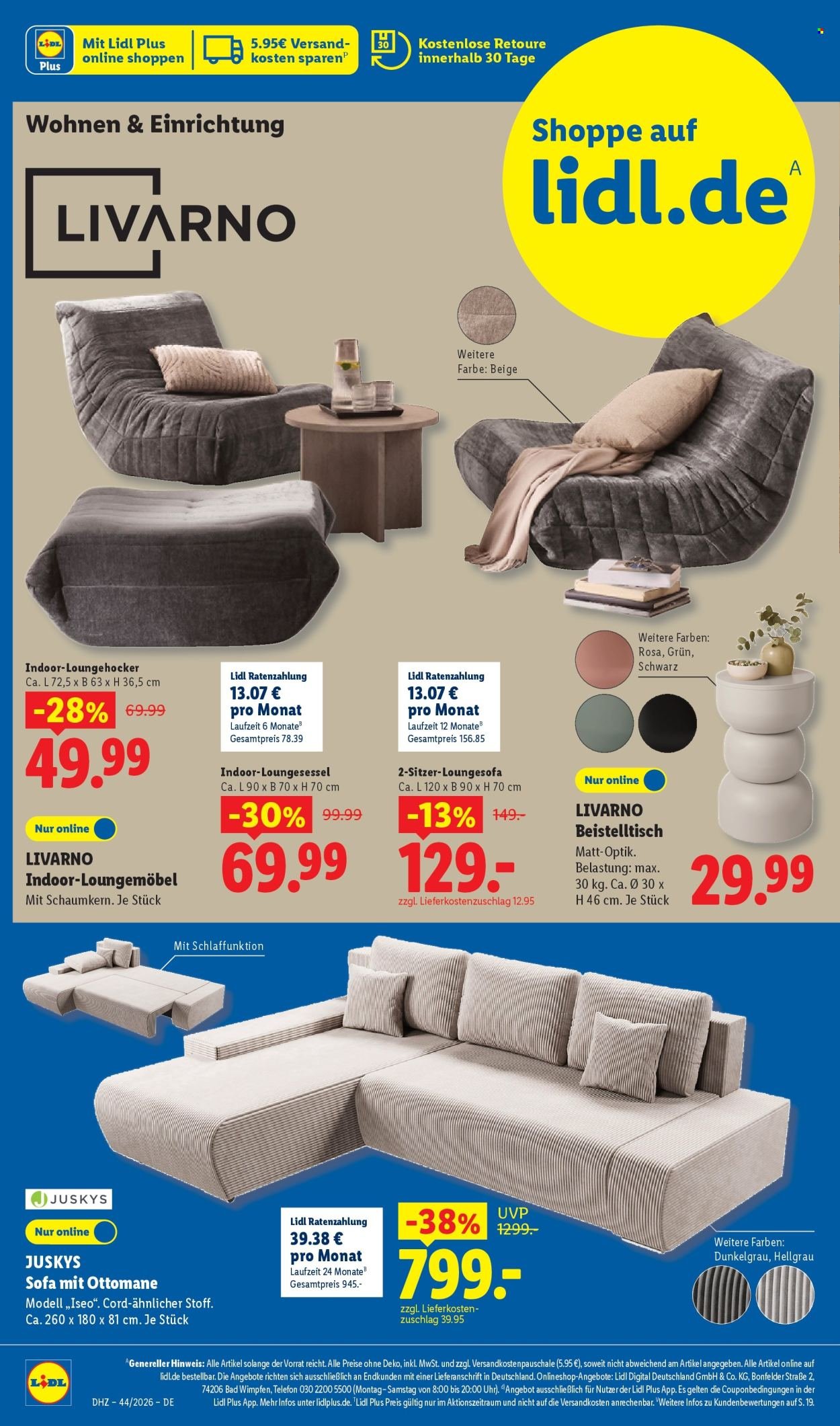 LIDL Prospekt - Ab Montag 26.10.2026