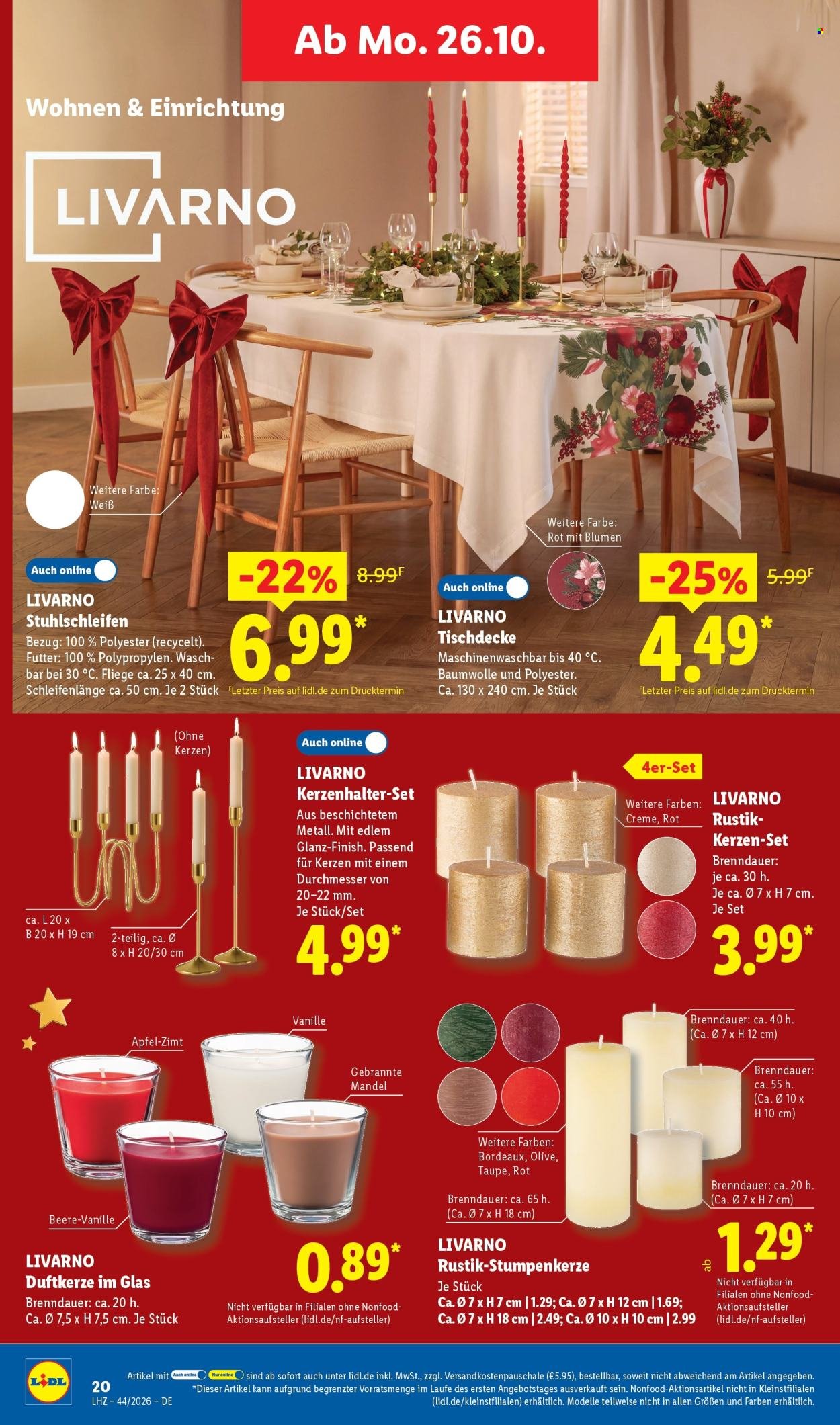 LIDL Prospekt - Ab Montag 26.10.2026