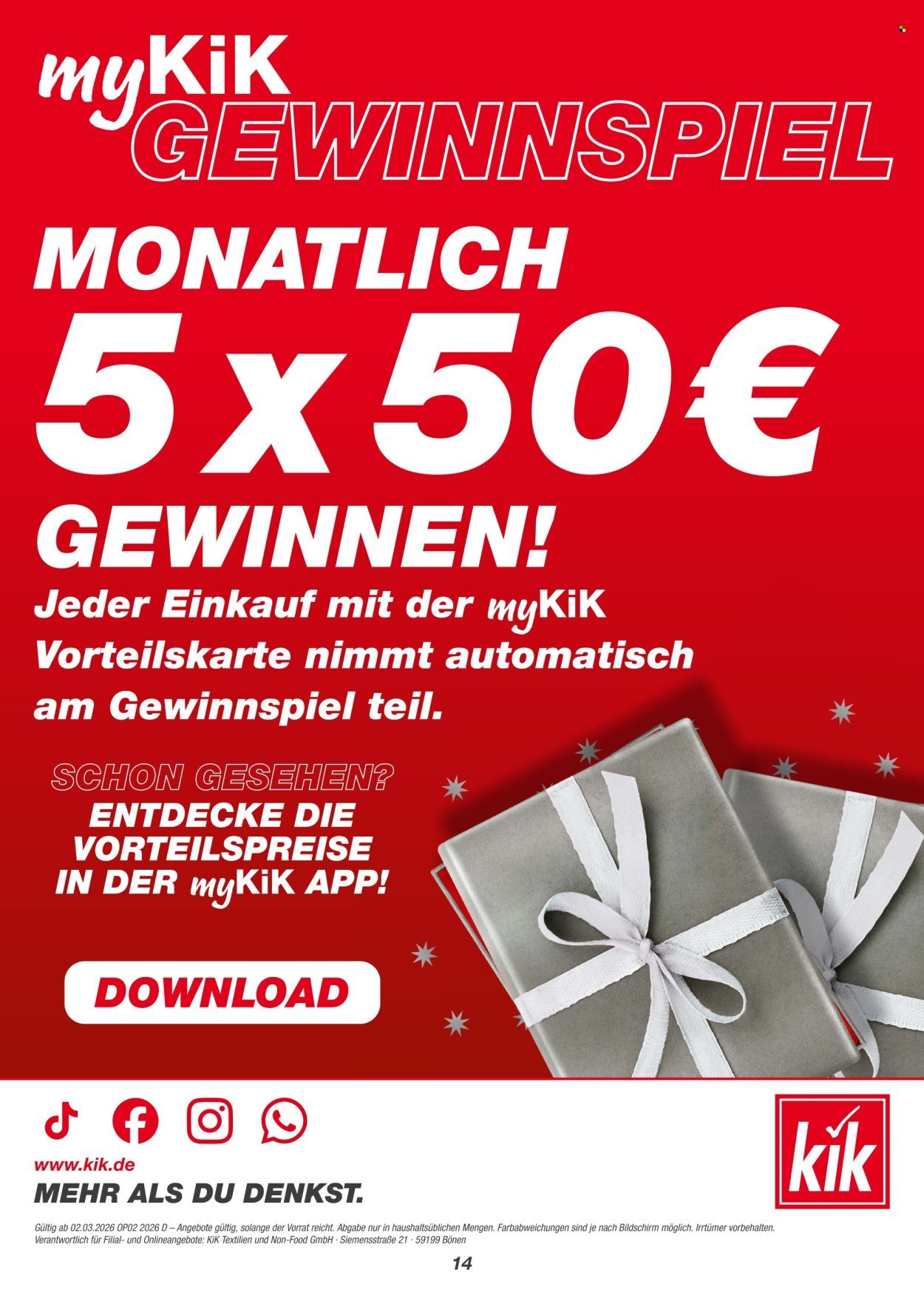 KIK Angebote - Februar 2026